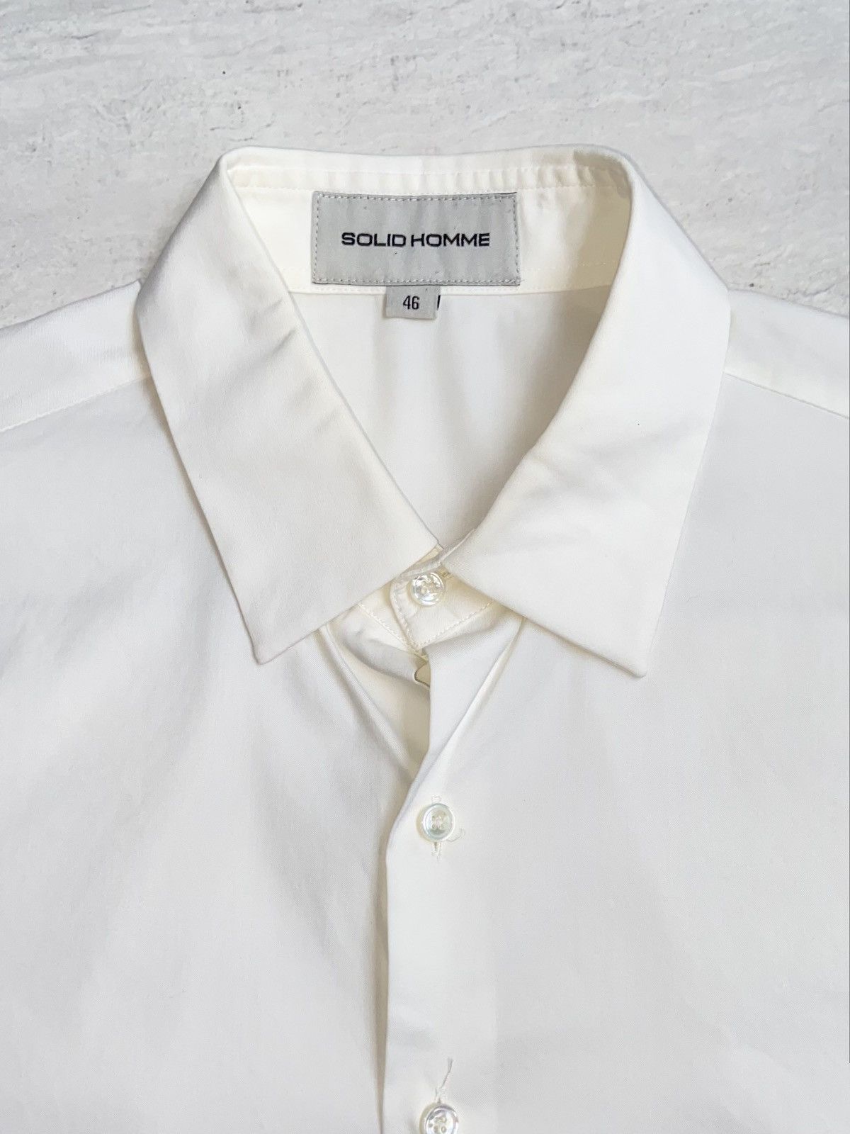 Solid Homme × Wooyoungmi SOLID HOMME White Shirt Size US XS / EU 42 / 0 - 6 Thumbnail