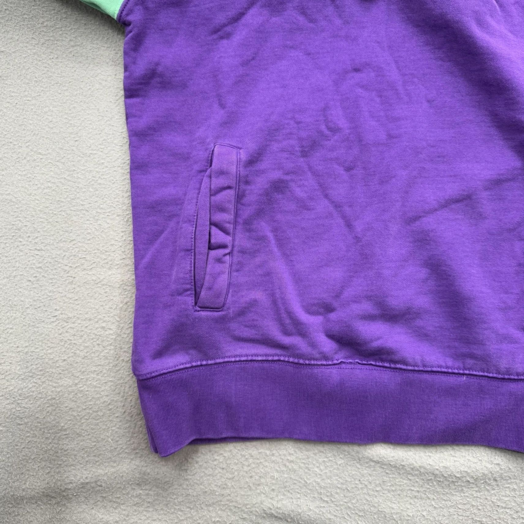 Teddy Fresh Teddy Fresh Hoodie Mens S Colorblock Pullover Geometric Cotton Purple Red Mint Green Lavender Hooded Pocket Geometric Size US S / EU 44-46 / 1 - 6 Thumbnail