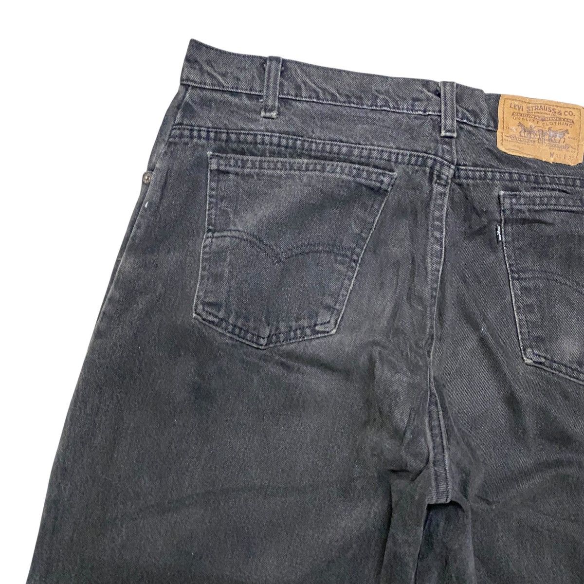 Levi's Vintage Levis 550 Black Loose Skater Jeans Size US 38 / EU 54 - 10 Thumbnail
