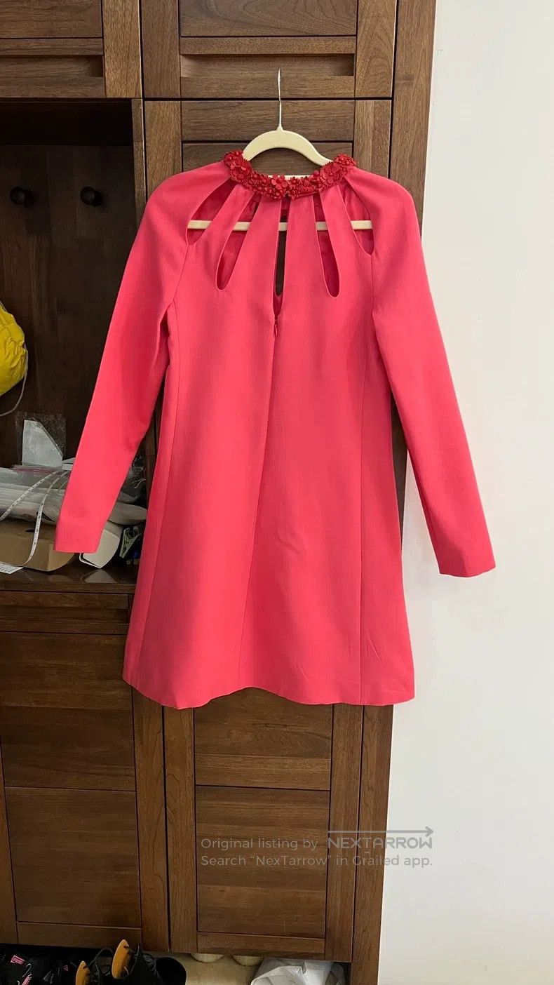 Valentino Valentino Leather collar dress Size M / US 6-8 / IT 42-44 - 5 Thumbnail