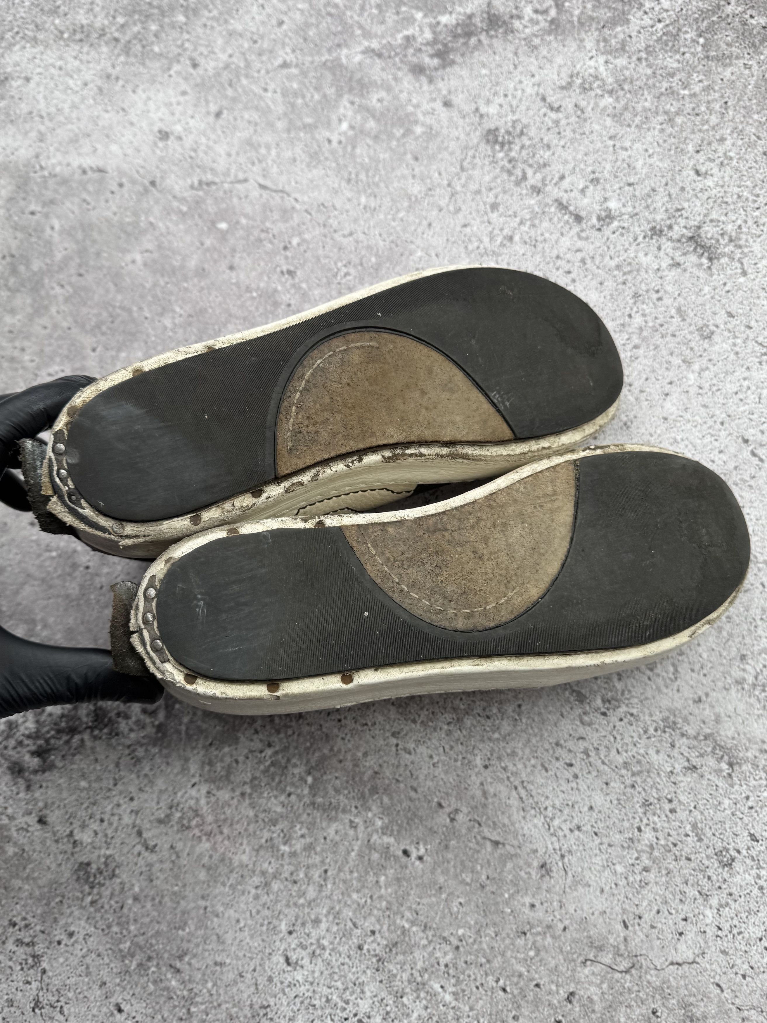 Japanese Brand Artselab Vintage Leather Oversized Boots C630(V351) Size US 9 / IT 39 - 10 Thumbnail