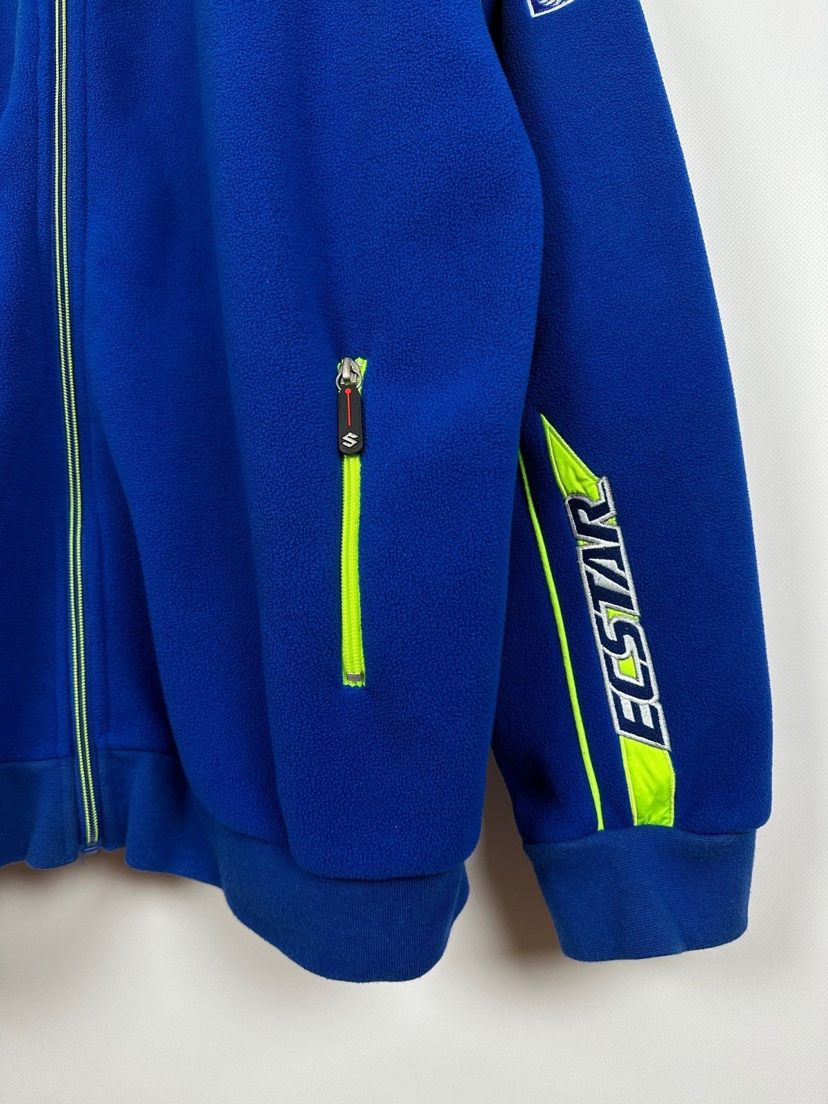 Vintage Vintage Suzuki Ecstar Michelin Racing Zip Fleece Jacket Size US XL / EU 56 / 4 - 11 Thumbnail
