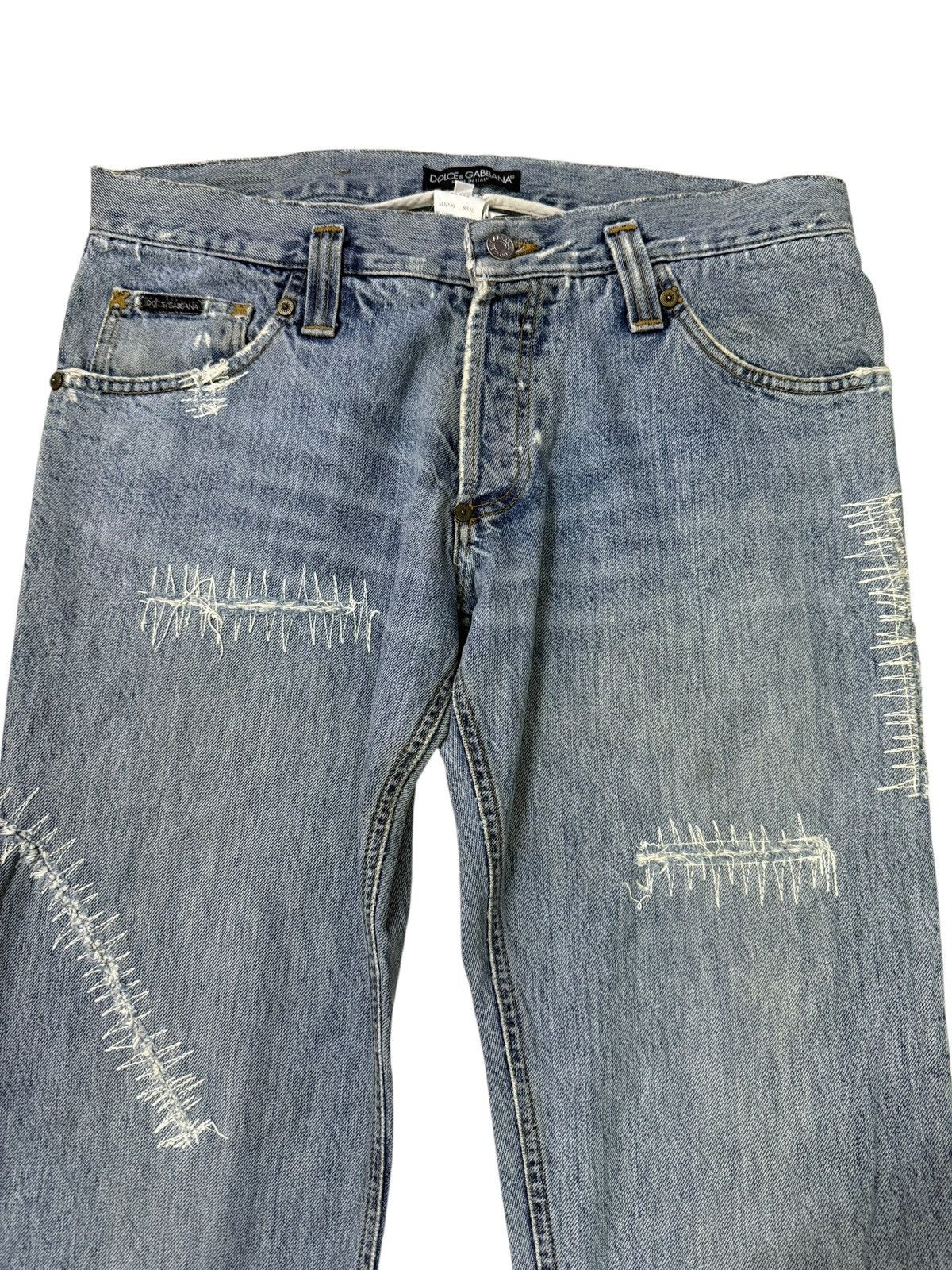 Dolce & Gabbana Flared Jeans Dolce & Gabbana Distressed Boot Cut Denim Size US 33 - 5 Thumbnail