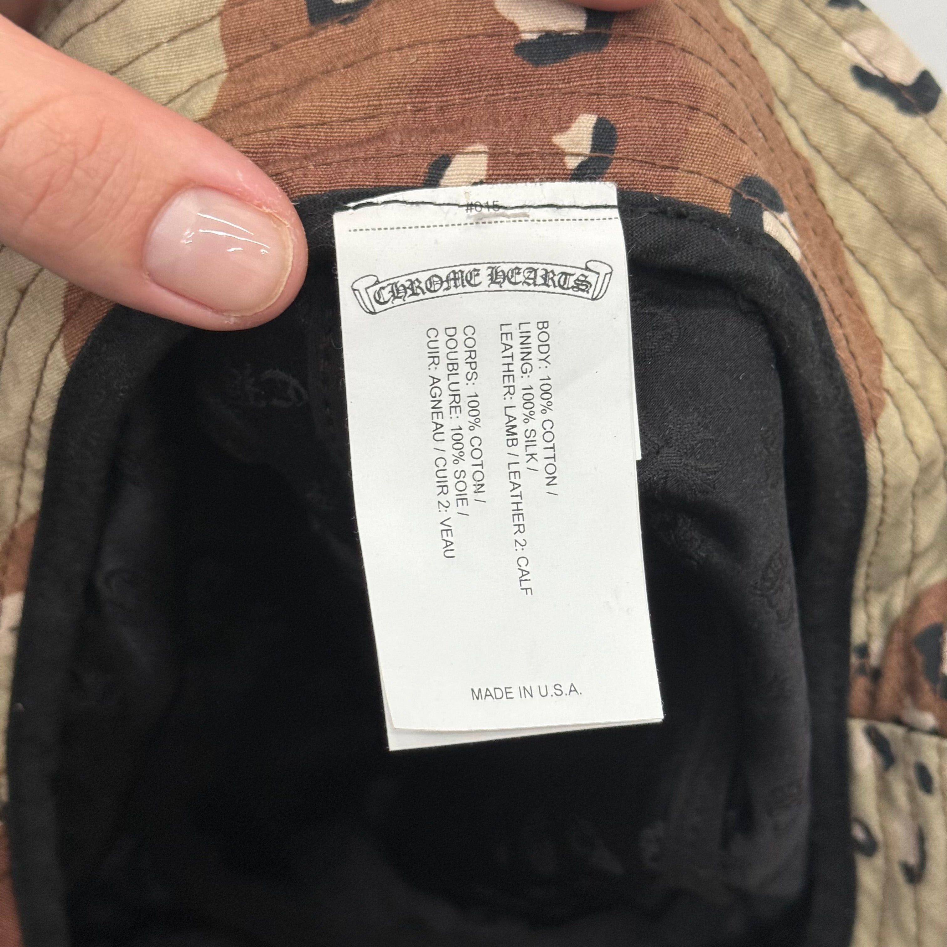 Chrome Hearts Chrome Hearts Matty Boy Camo Bucket Hat Size ONE SIZE - 9 Thumbnail