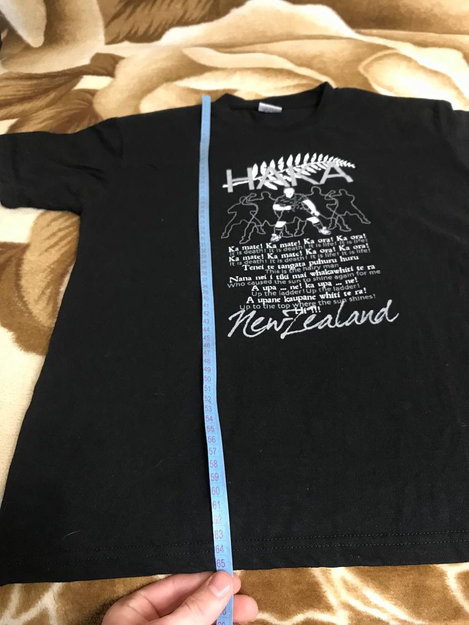 All Blacks 🔥 New Zealand Allblacks Rugby Haka Song A448 T Shirt Vintage Size US M / EU 48-50 / 2 - 11 Thumbnail