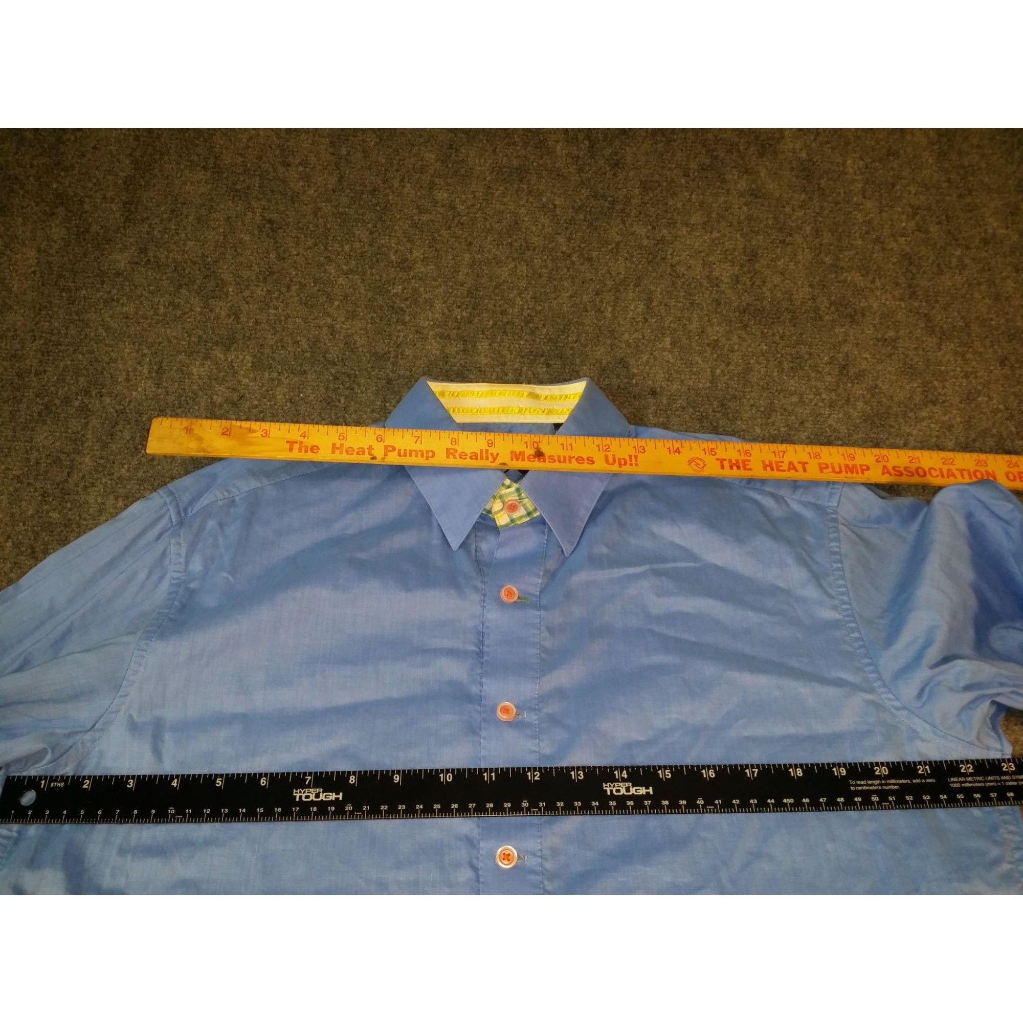 Robert Graham Robert Graham Button Up Shirt Men Sz L Blue Formal Classic W Size US L / EU 52-54 / 3 - 4 Thumbnail
