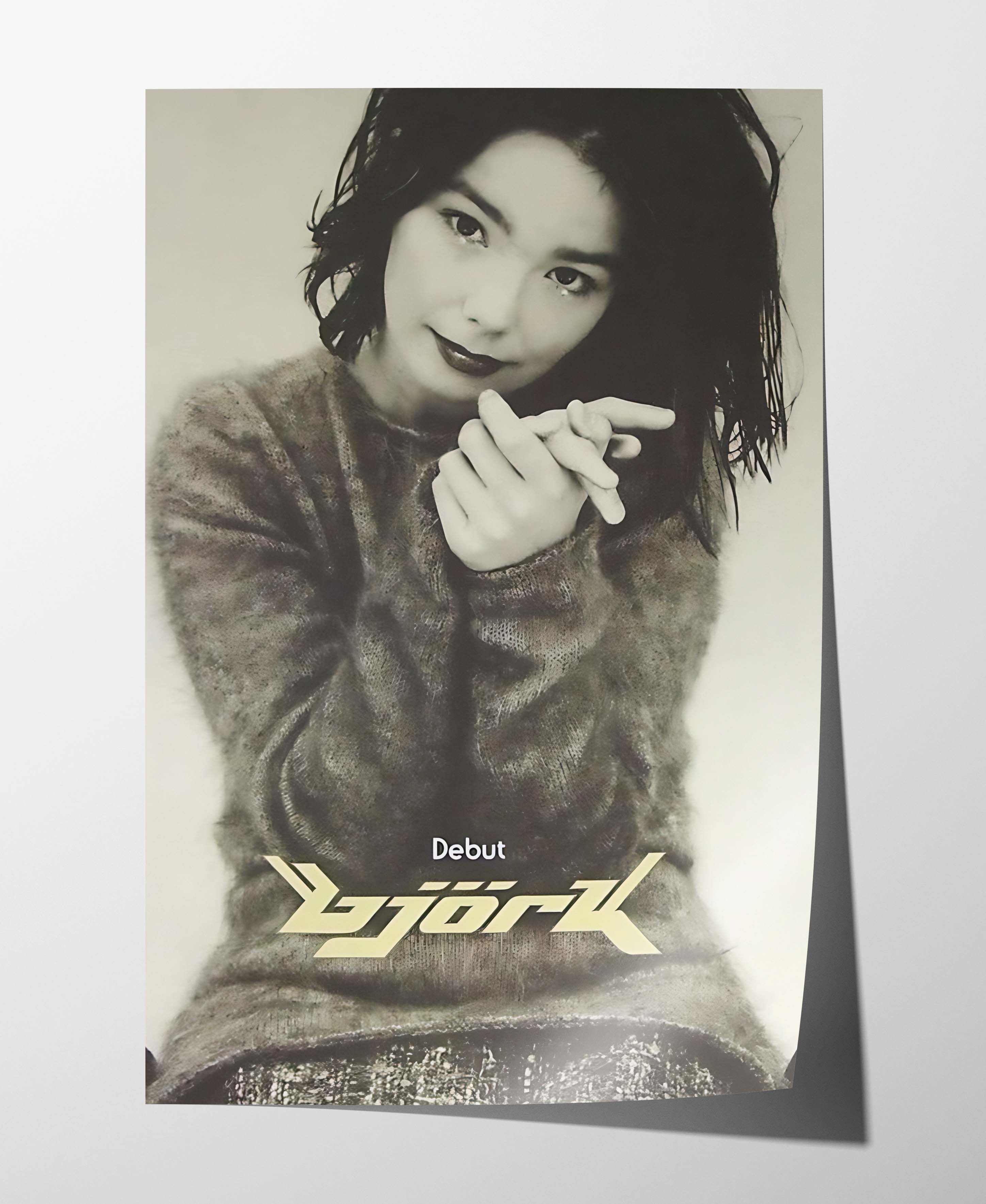 Vintage Bjork Poster Gift Vintage Archive Art Book Logo Size ONE SIZE - 1 Thumbnail