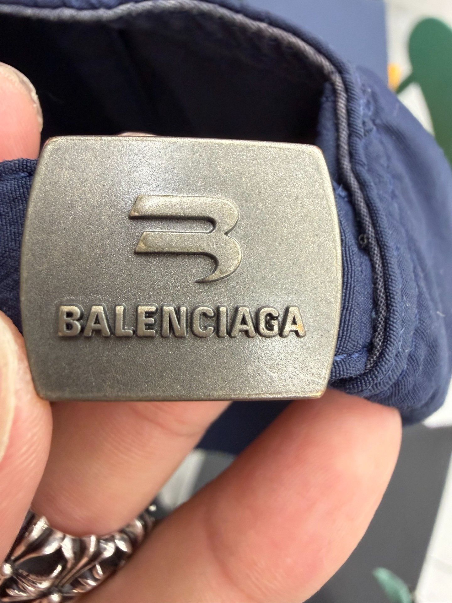 Balenciaga Balenciaga Logo Embroidered Cotton Cap Size ONE SIZE - 6 Thumbnail