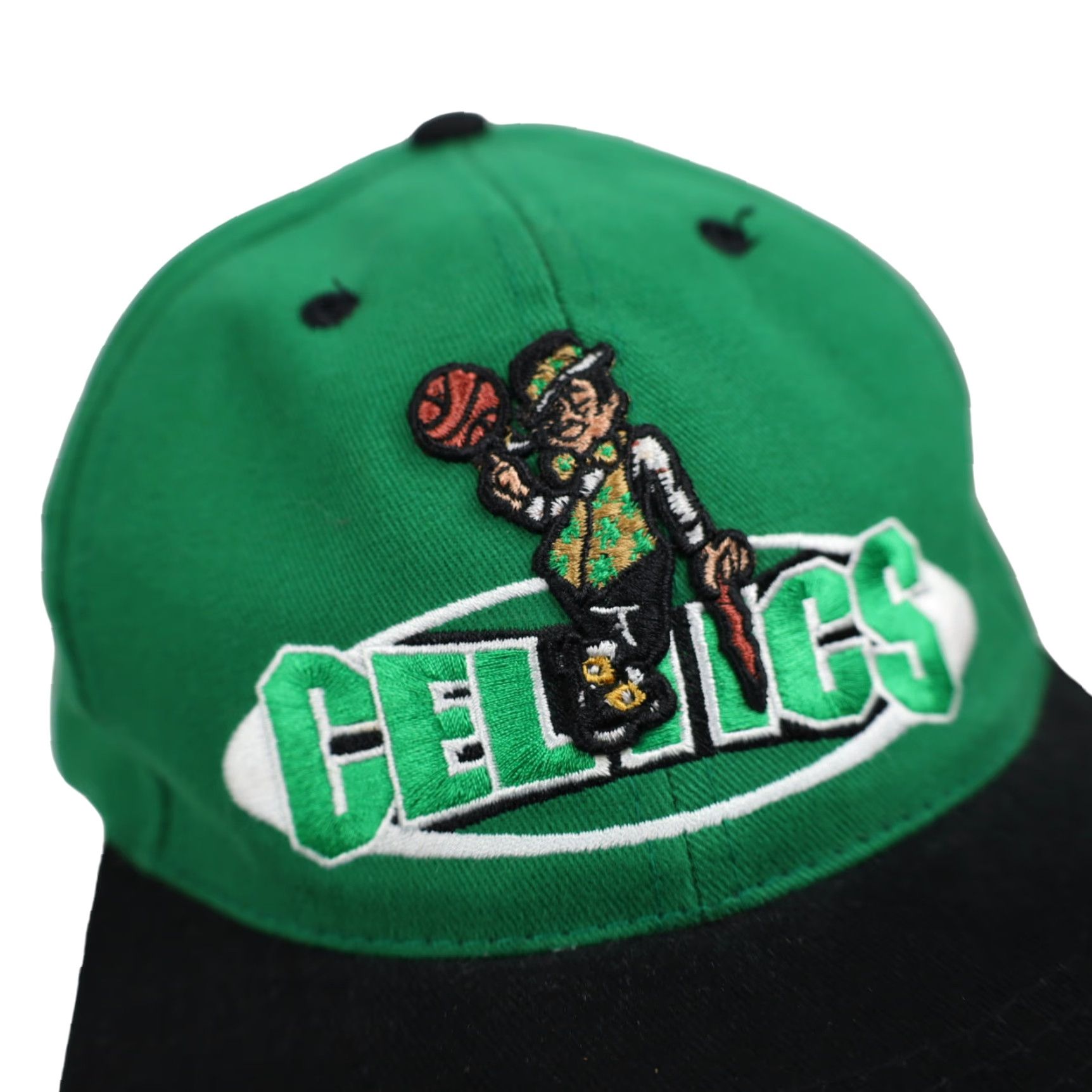 Vintage VINTAGE Boston Celtic Spellout Hat Cap Green Baseball Cap Men OS One Size Style Baseball Cap Green Mens Celtics Spellout Hat Size ONE SIZE - 3 Thumbnail