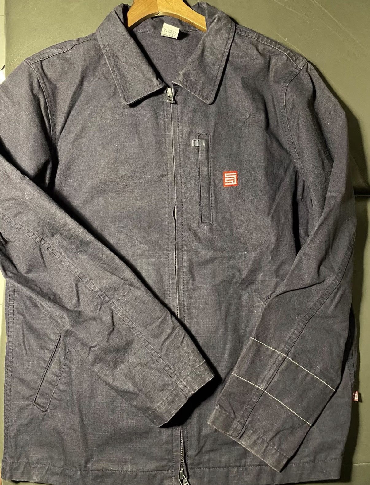 Beams Japan Heavyweight raw denim men's jacket J35 Size US L / EU 52-54 / 3 - 2 Thumbnail