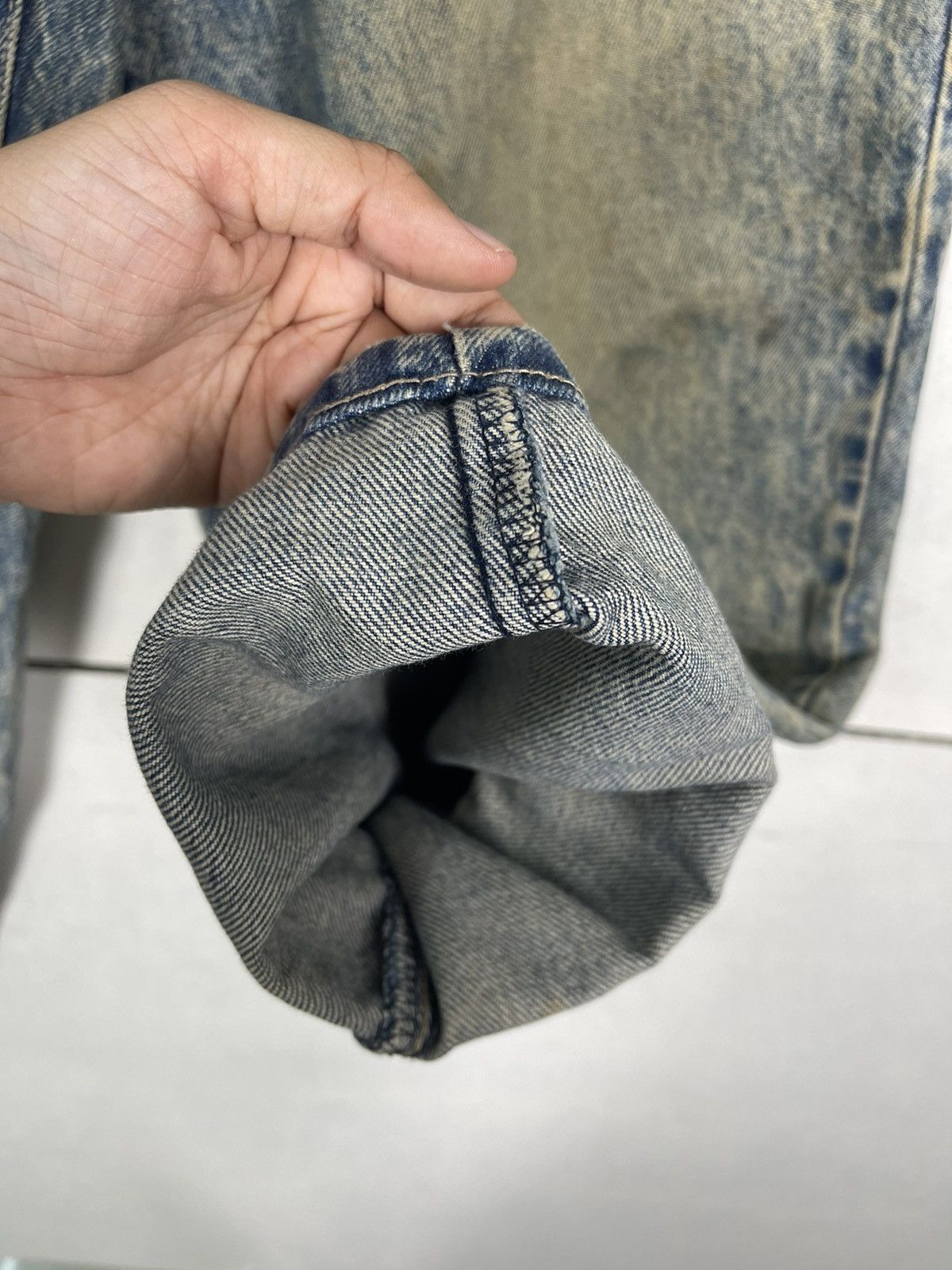 If Six Was Nine 21 City Boys Collection Flare Acid Wash Rusty Jeans Size US 30 / EU 46 - 14 Thumbnail