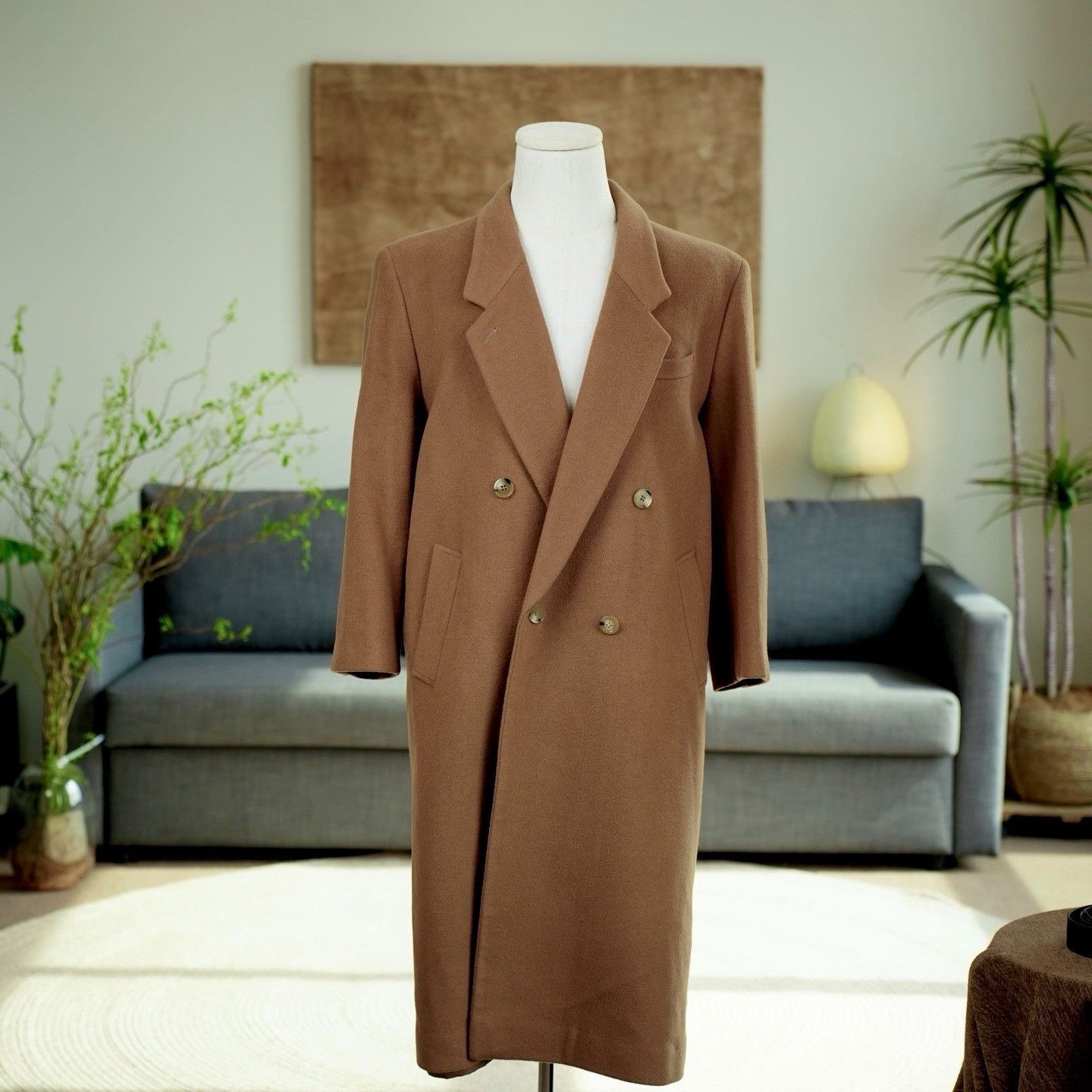 Burberry Burberry Wool Long Brown Coat S Women Size S / US 4 / IT 40 - 1 Thumbnail