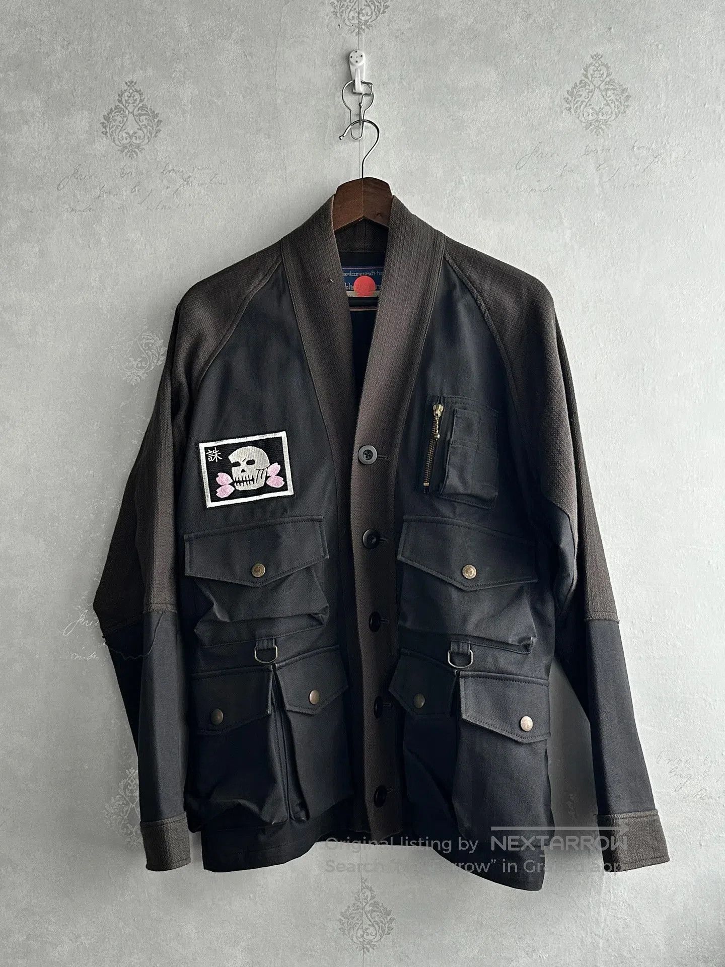 Blackmeans blackmeans 00s Pocket Embroidered Jacket| Size US S / EU 44-46 / 1 - 1 Thumbnail