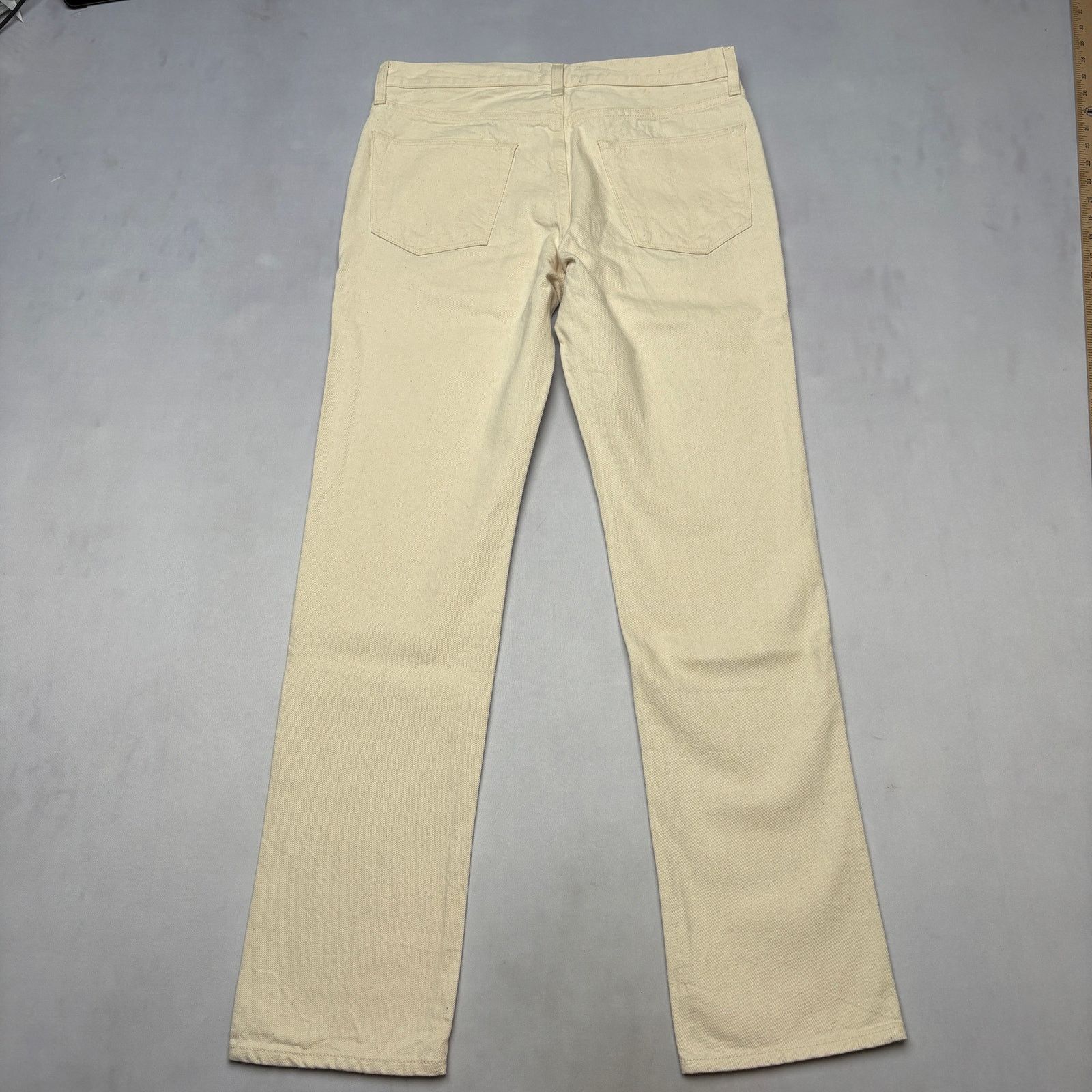 Sid Mashburn $175 Sid Mashburn Slim Straight Jean 31x30 Natural Denim Size US 31 - 2 Thumbnail