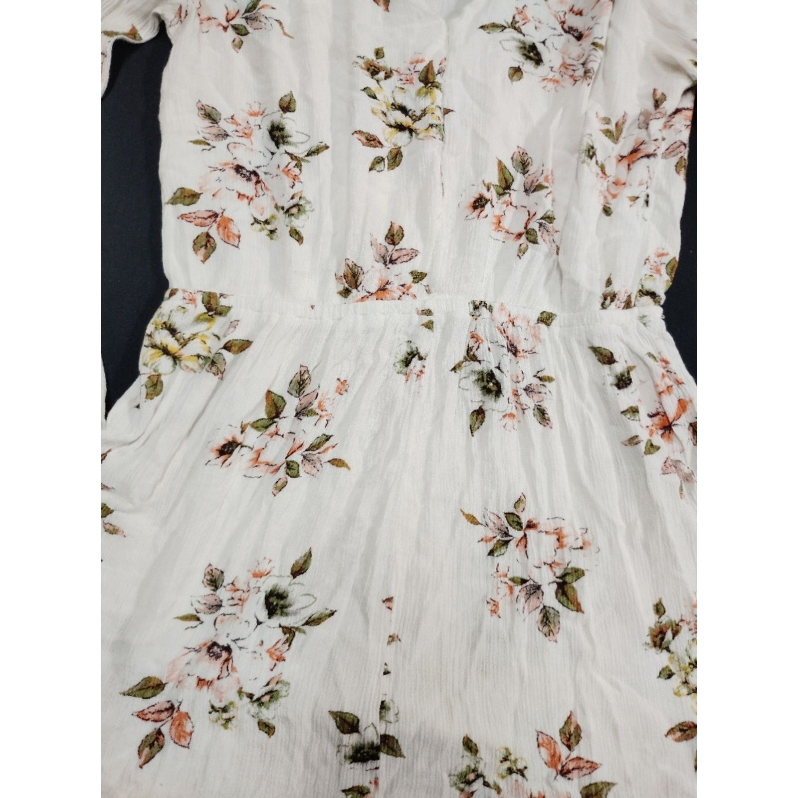 Elia Maurizi E M Floral Fitted Waist Long Sleeve Size S / US 4 / IT 40 - 3 Thumbnail