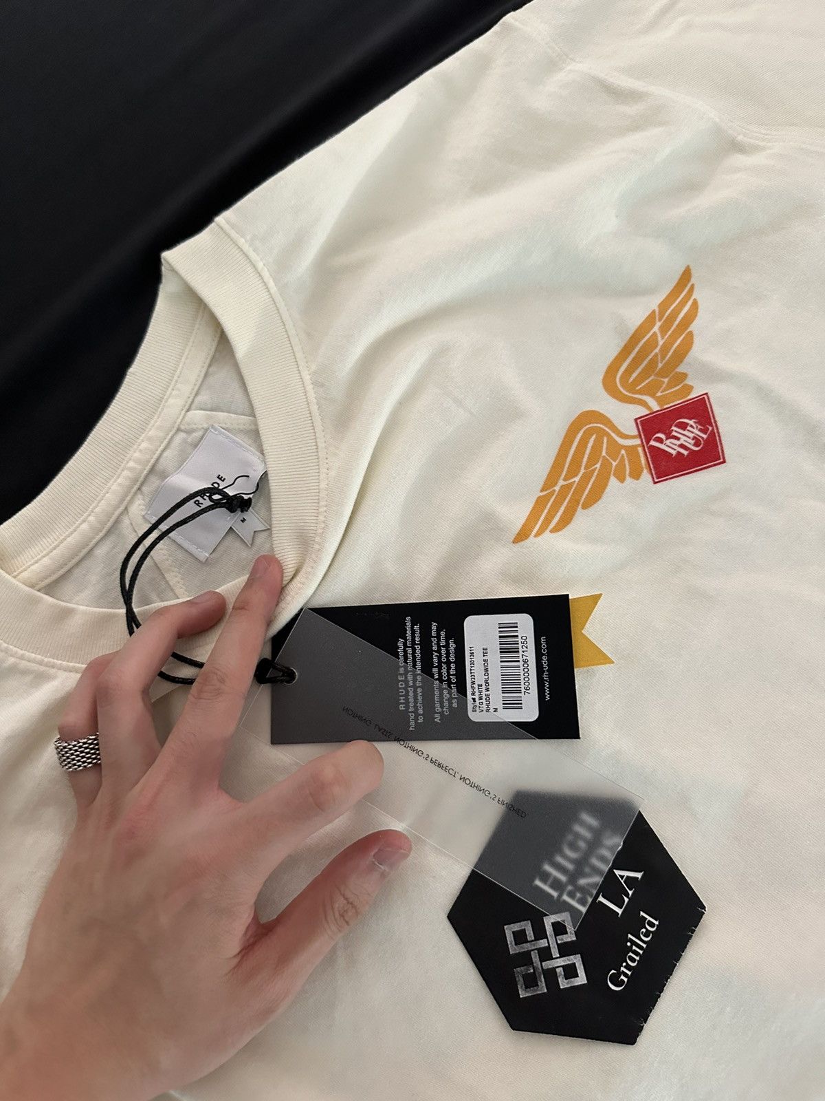 Rhude Rhude Worldwide Tee Size US M / EU 48-50 / 2 - 3 Thumbnail