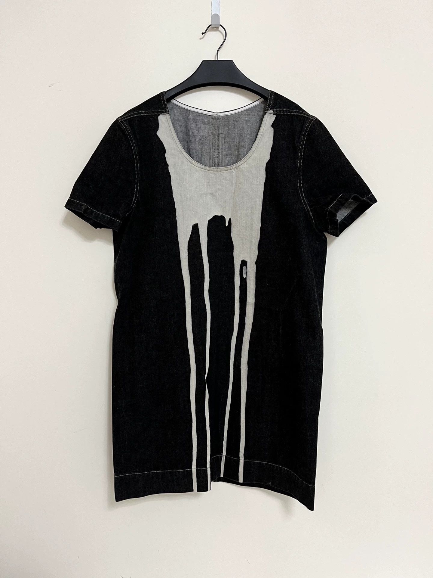 Rick Owens Rick owens splash-ink short sleeve ro16fw show T-shirt -DMC Size US S / EU 44-46 / 1 - 1 Thumbnail