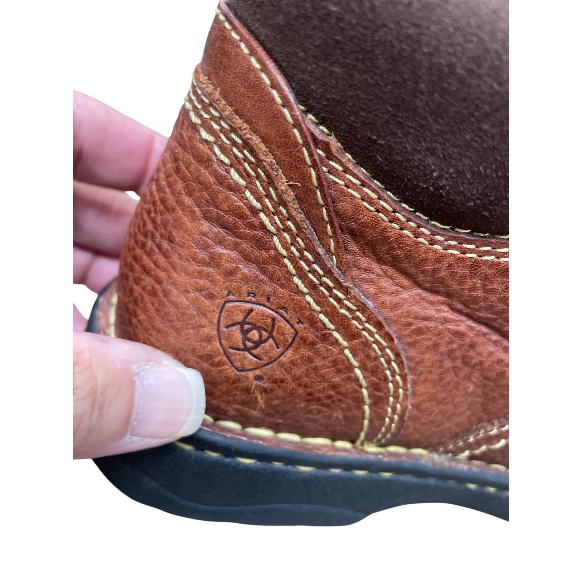 Ariat Ariat Womens Brown Leather Terrain Lace-Up Ankle Boots Size Size US 8 / IT 38 - 5 Thumbnail