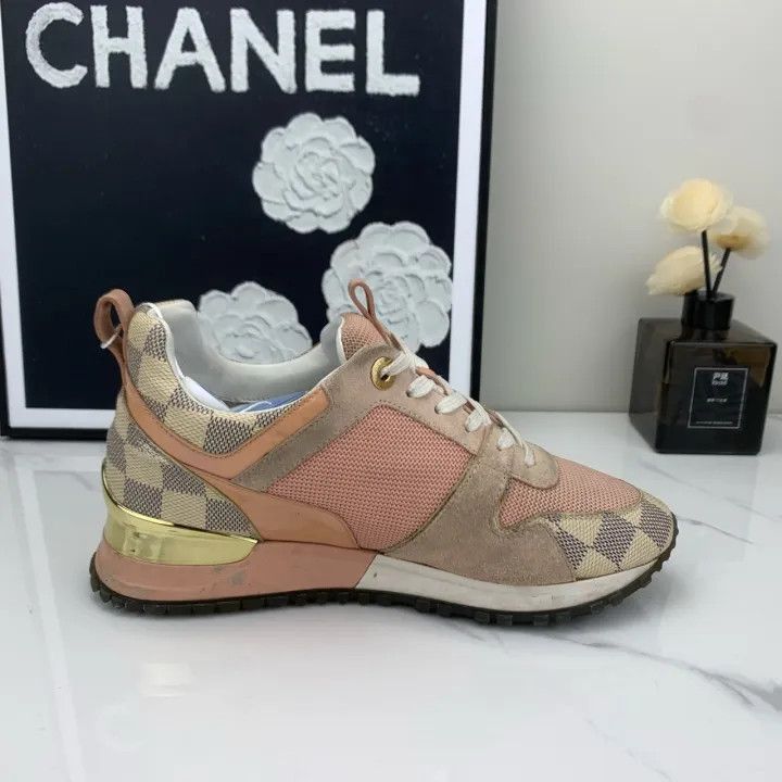 Louis Vuitton Louis Vuitton Run Away Pink Low-Top Sneakers -2508 Size US 5 / IT 35 - 7 Thumbnail