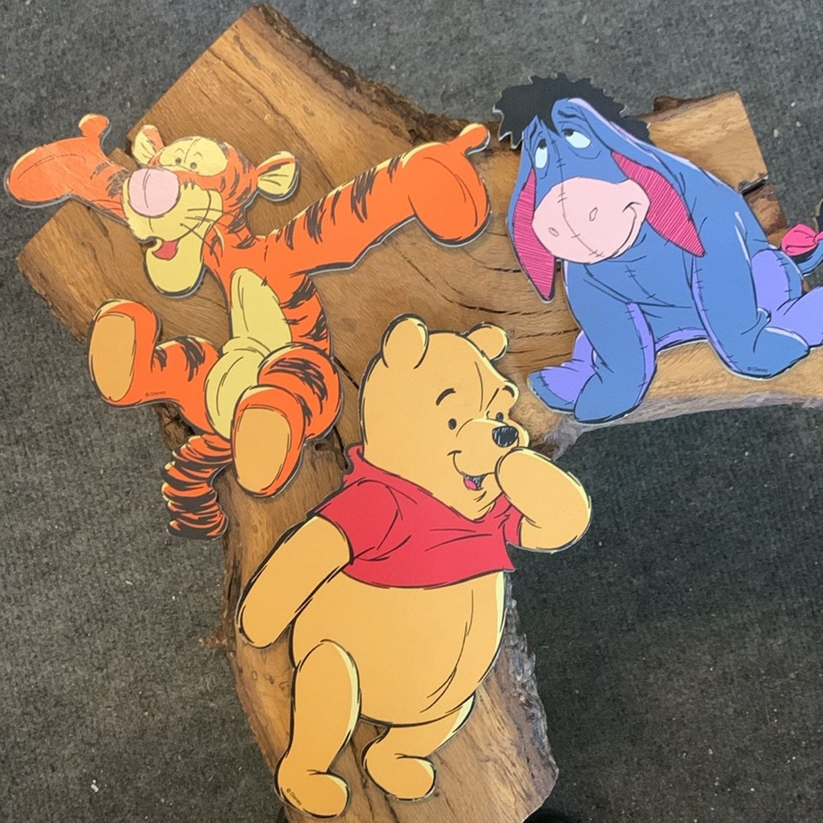 Disney 3 Early Disney Pooh,Tigger,Eeyore large wall plaques decor Size ONE SIZE - 1 Thumbnail
