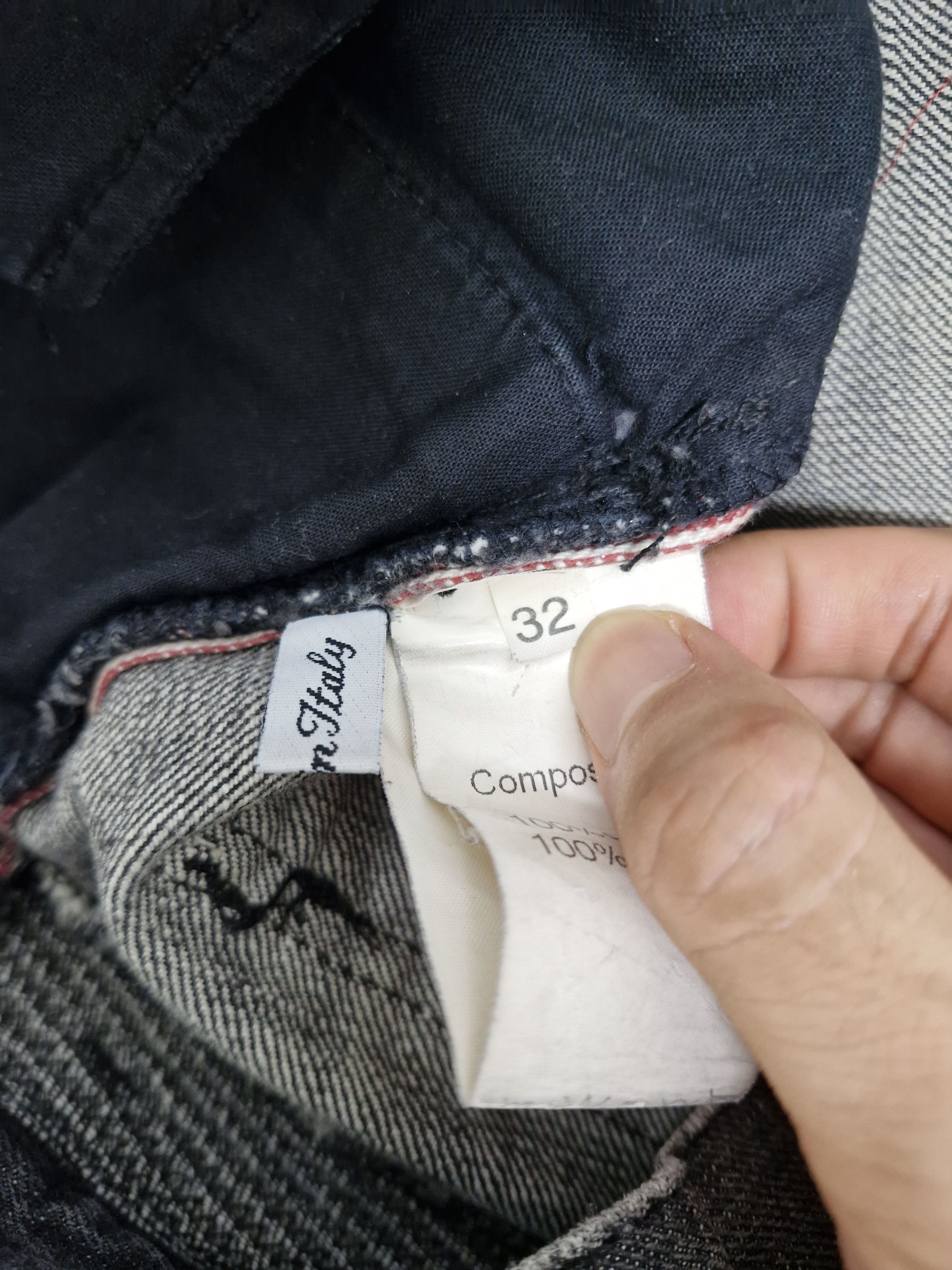 Balmain BALMAIN SS11 Waxed Distressed Eagle Coin Biker Jeans Size US 32 / EU 48 - 10 Thumbnail