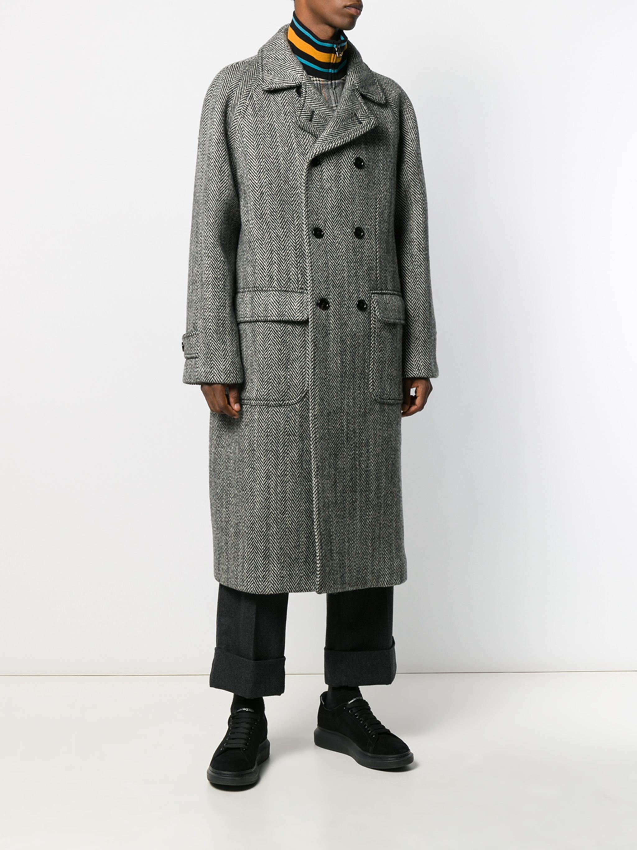 Dolce & Gabbana o1y0125 Coat in Grey Size US M / EU 48-50 / 2 - 2 Thumbnail