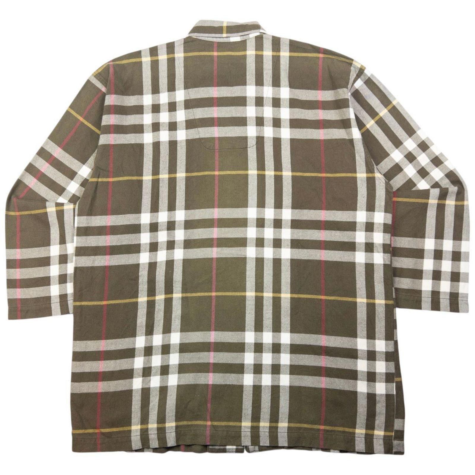 Burberry Vintage Burberry Nova Check Long Sleeve Button Up Shirt M Size US M / EU 48-50 / 2 - 2 Thumbnail