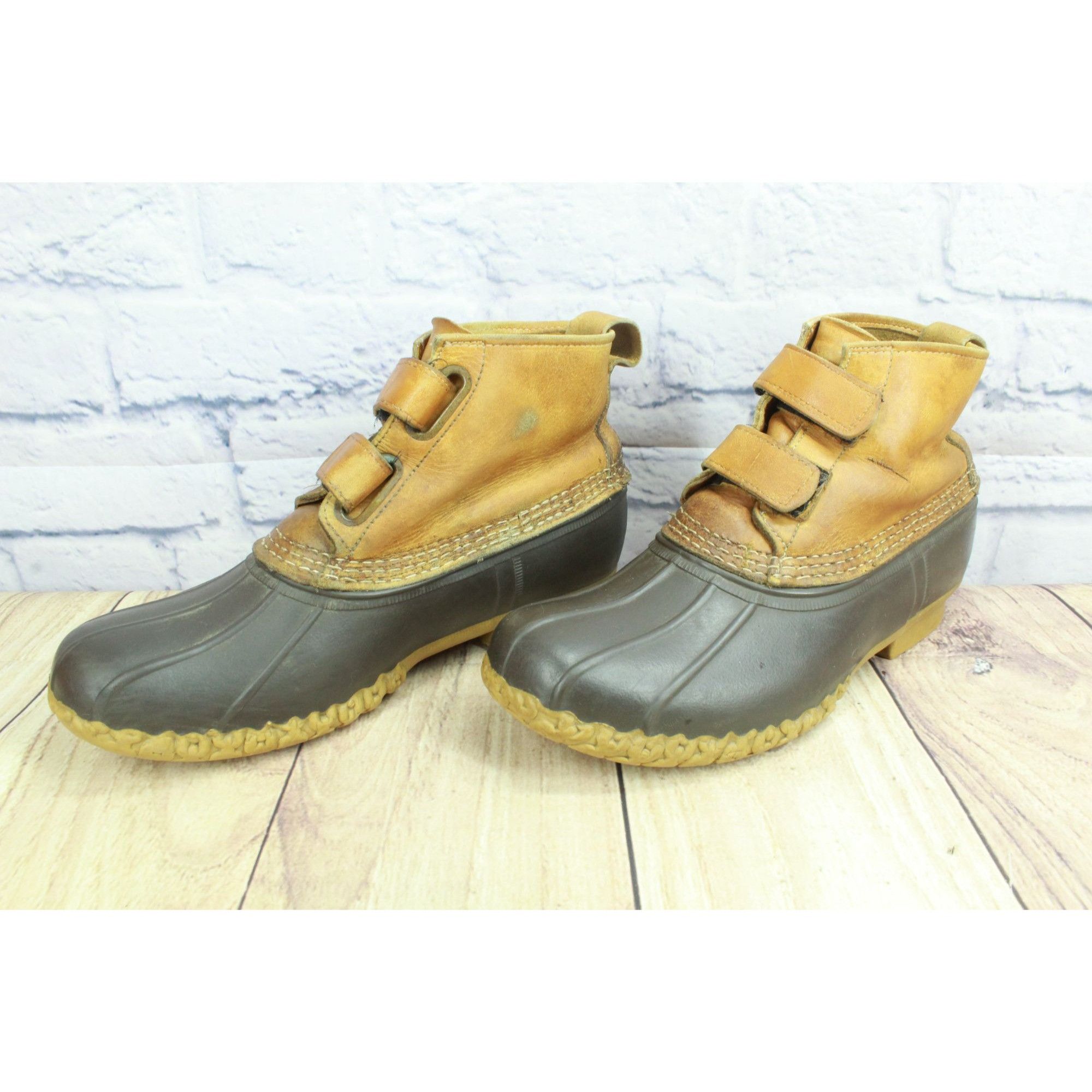L.L. Bean Vintage LL Bean Brown Leather Duck Boots Men's Size 10 M Size US 10 / EU 43 - 2 Thumbnail