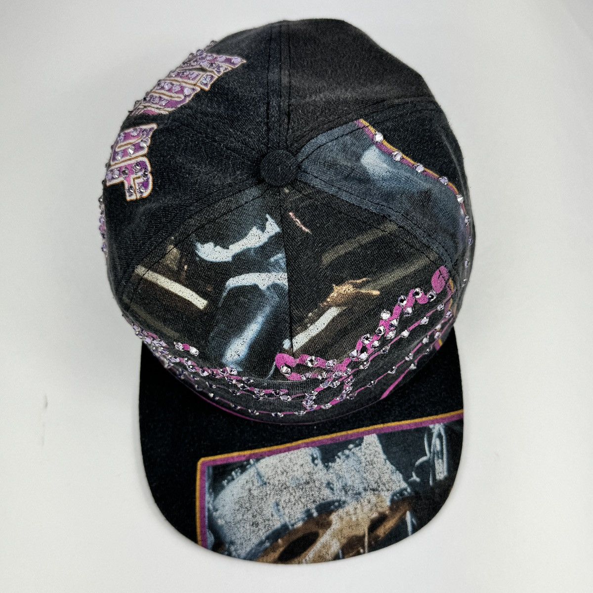 Bossi Sportswear BOSSI HARLEY DAVIDSON 1/1 RHINESTONE VINTAGE CAP Size ONE SIZE - 8 Thumbnail