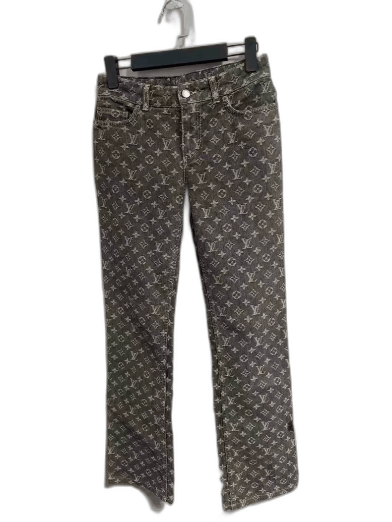 Louis Vuitton Louis Vuitton Full Print Denim Pants Size 36" / US 14 / IT 50 - 1 Thumbnail