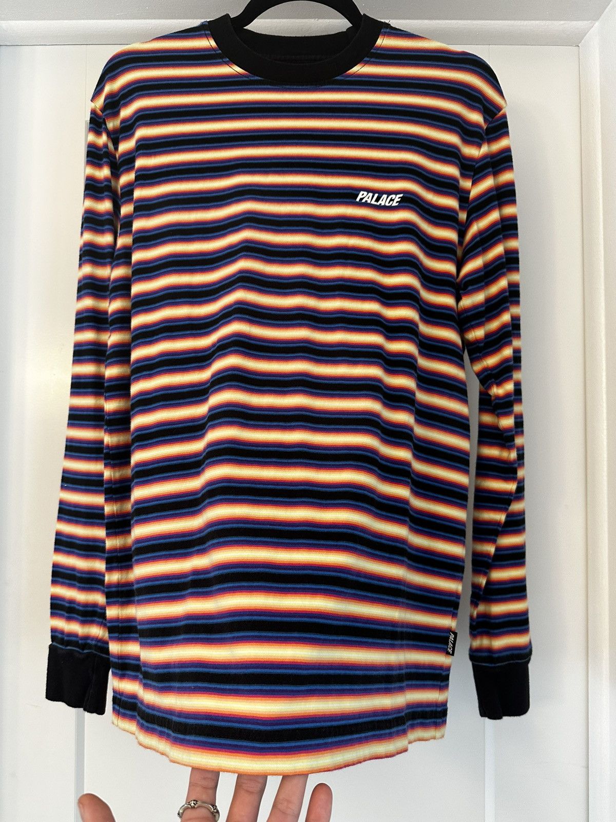 Palace Neon Stripe L/S Tee Shirt Size US M / EU 48-50 / 2 - 2 Thumbnail
