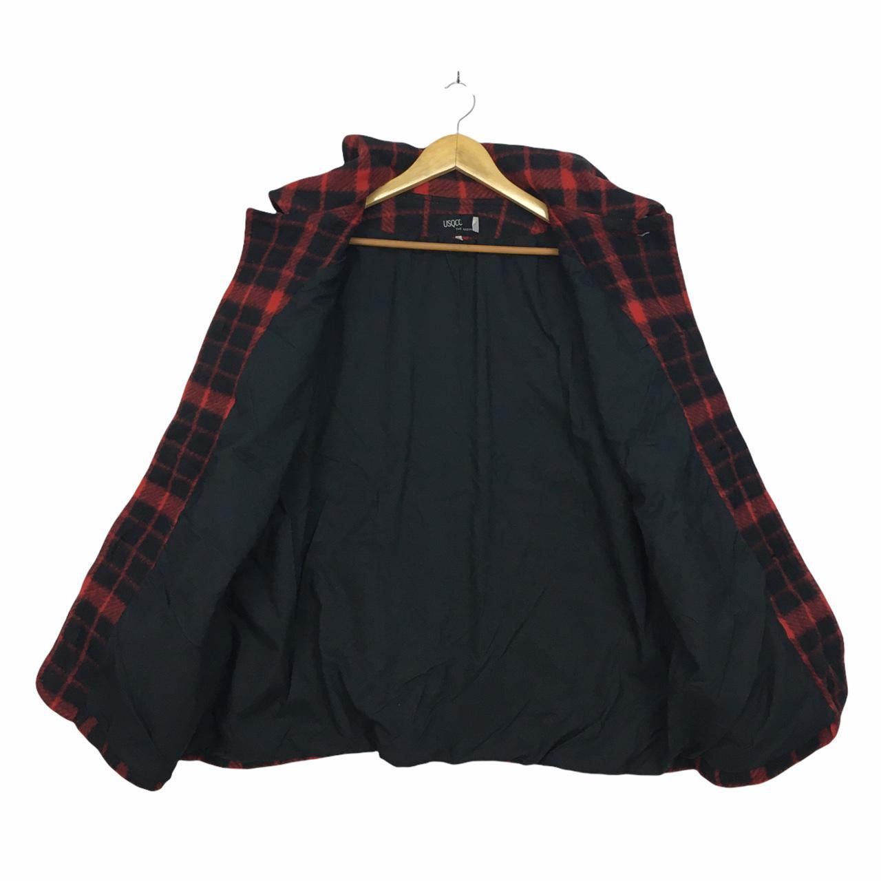 Vintage Vtg USQCO THE ORIGINAL Button Plaid Jacket Streetwear Size US M / EU 48-50 / 2 - 2 Thumbnail