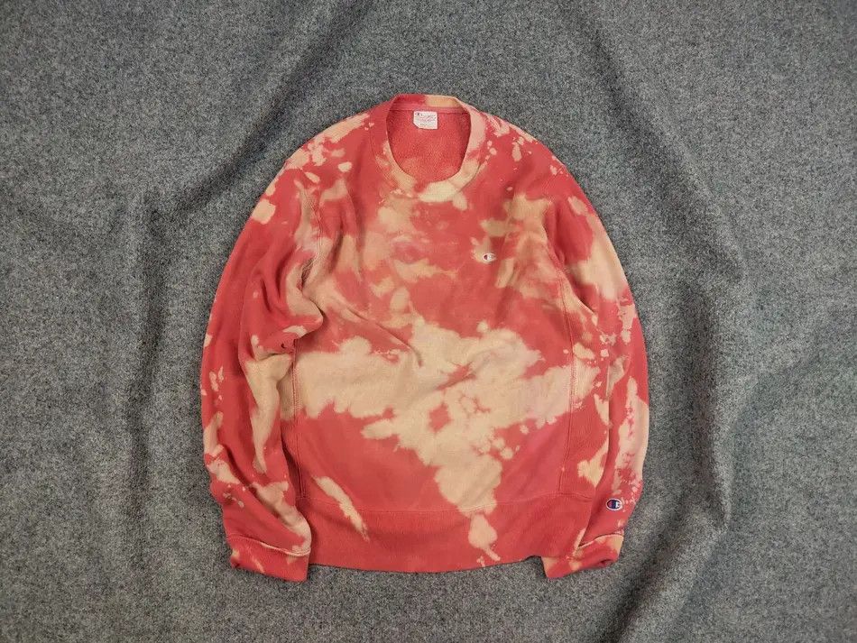 Champion Champion reverse weave tie dye sweatshirt Vintage Style Size US S / EU 44-46 / 1 - 1 Thumbnail