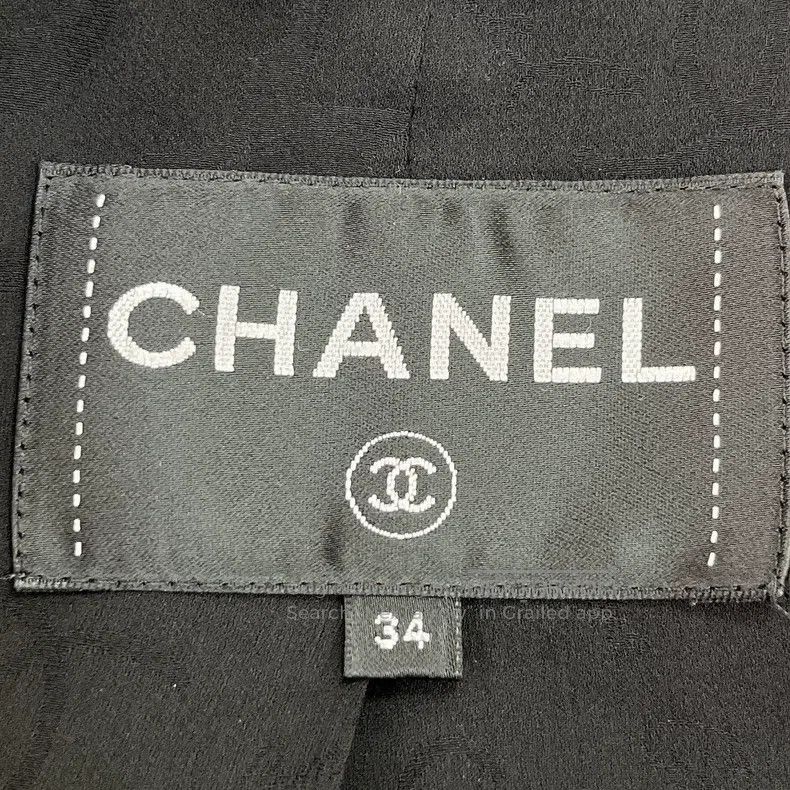 Chanel Chanel Forest series black and silver thousand-bird check Size XXS / US 00 / IT 34 - 4 Thumbnail