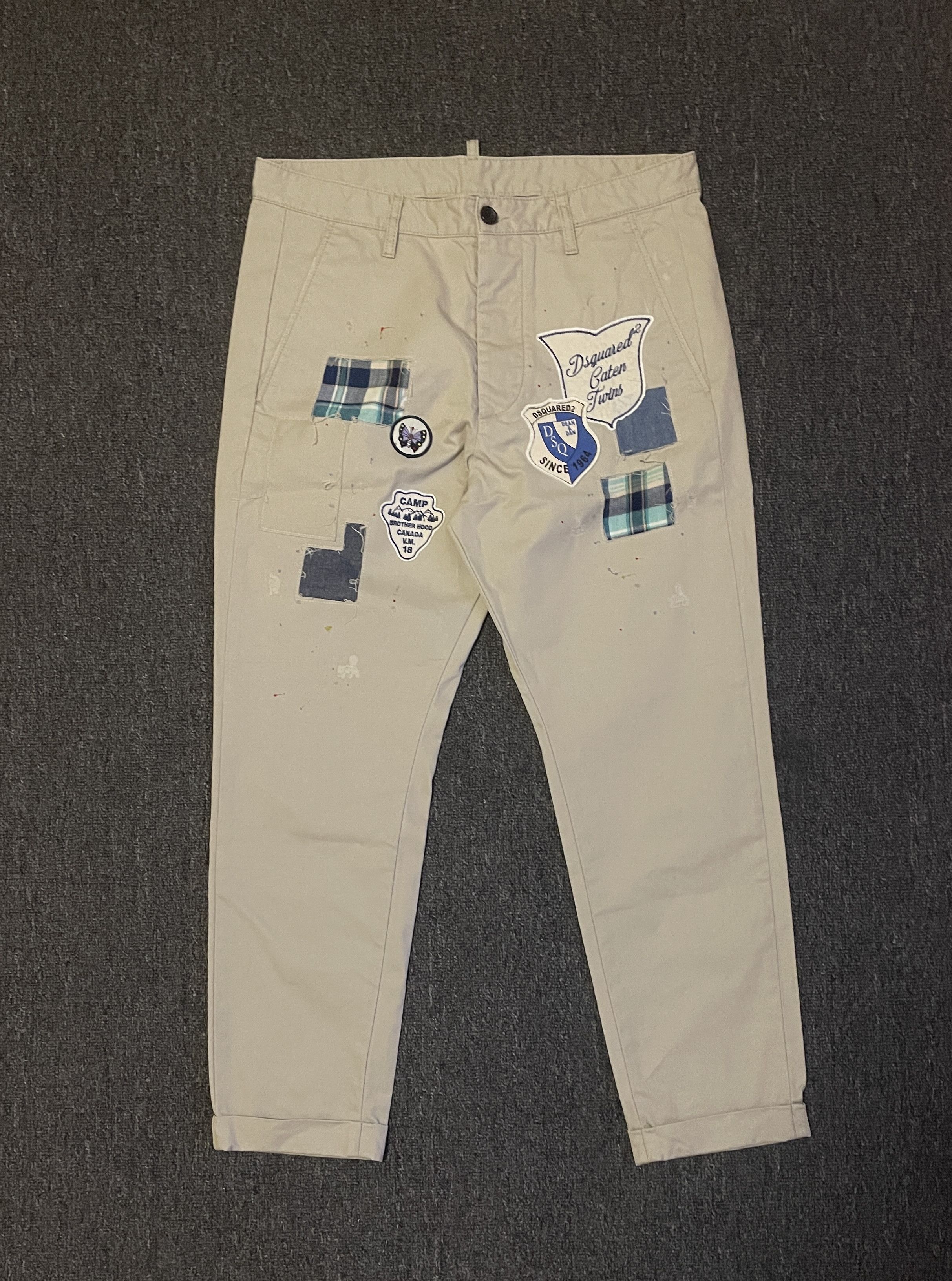 Dsquared2 Dsquared2 Khaki Casual Badge Casual Pants Size 46 Size US 30 / EU 46 - 1 Thumbnail