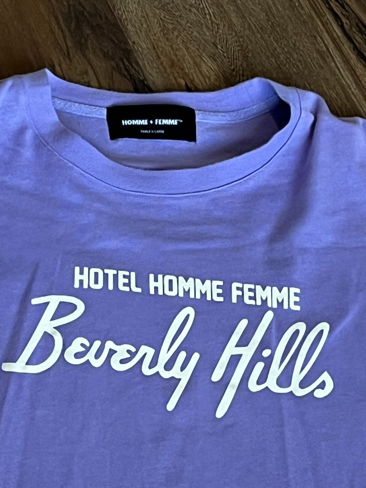 Homme + Femme La Homme Femme - Brand New SZ Large T Shirt Hotel Homme Femme Size US XXL / EU 58 / 5 - 8 Thumbnail