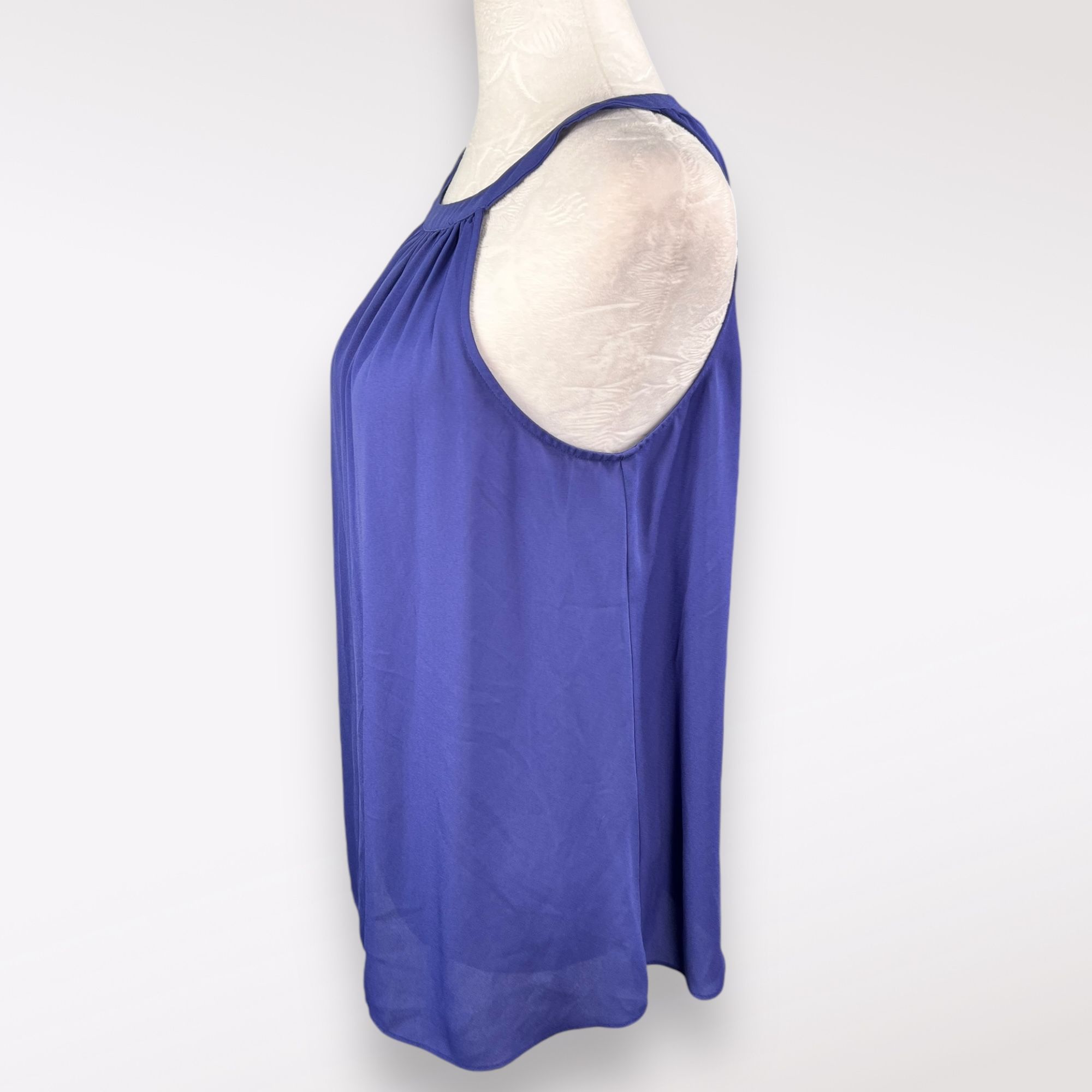 Designer Halogen Silky Blouse Sleeveless Halter Neck Tank XS Size XS / US 0-2 / IT 36-38 - 4 Thumbnail