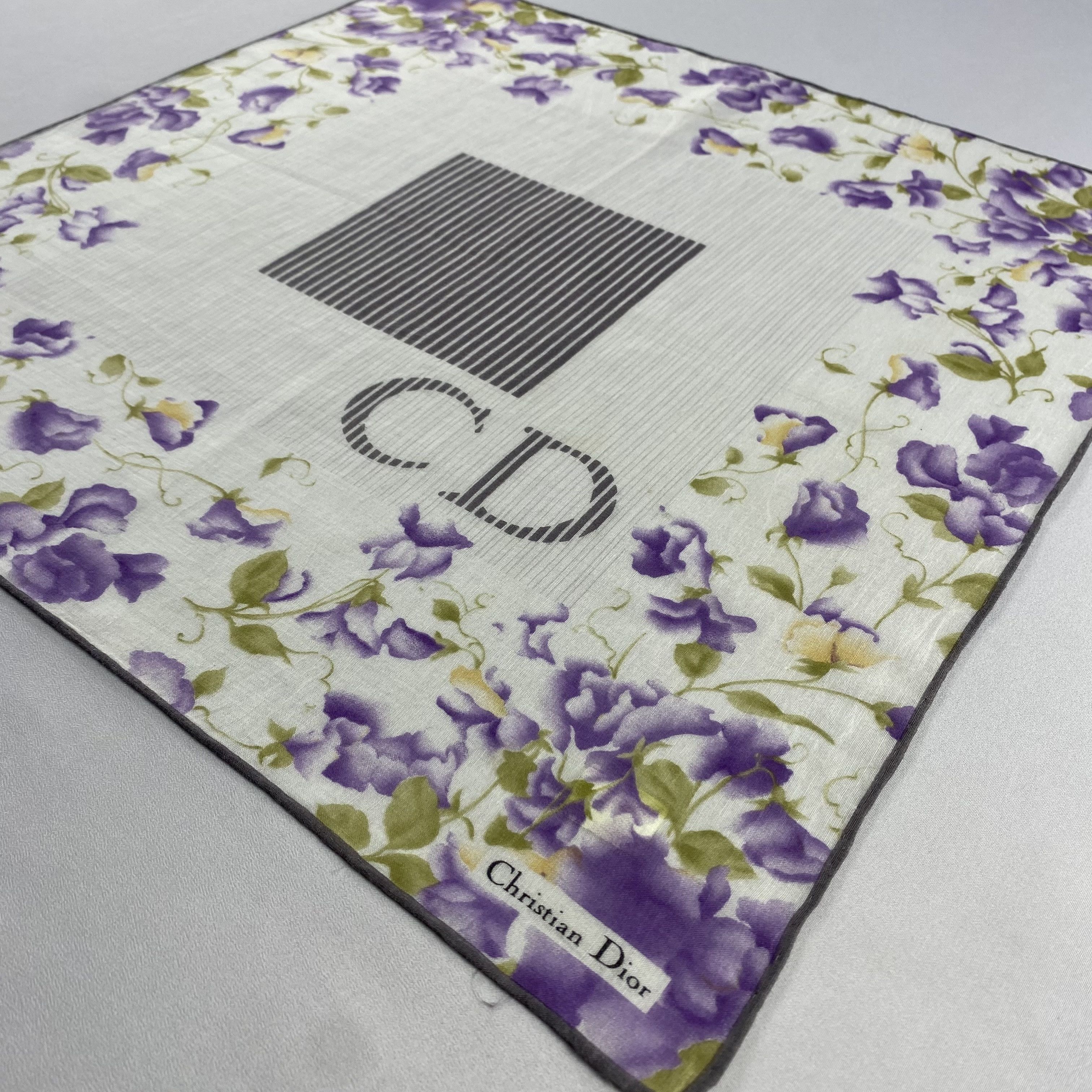 Vintage Christian Dior Monsieur Handkerchief / Neckerchief-P1475 Size ONE SIZE - 2 Thumbnail