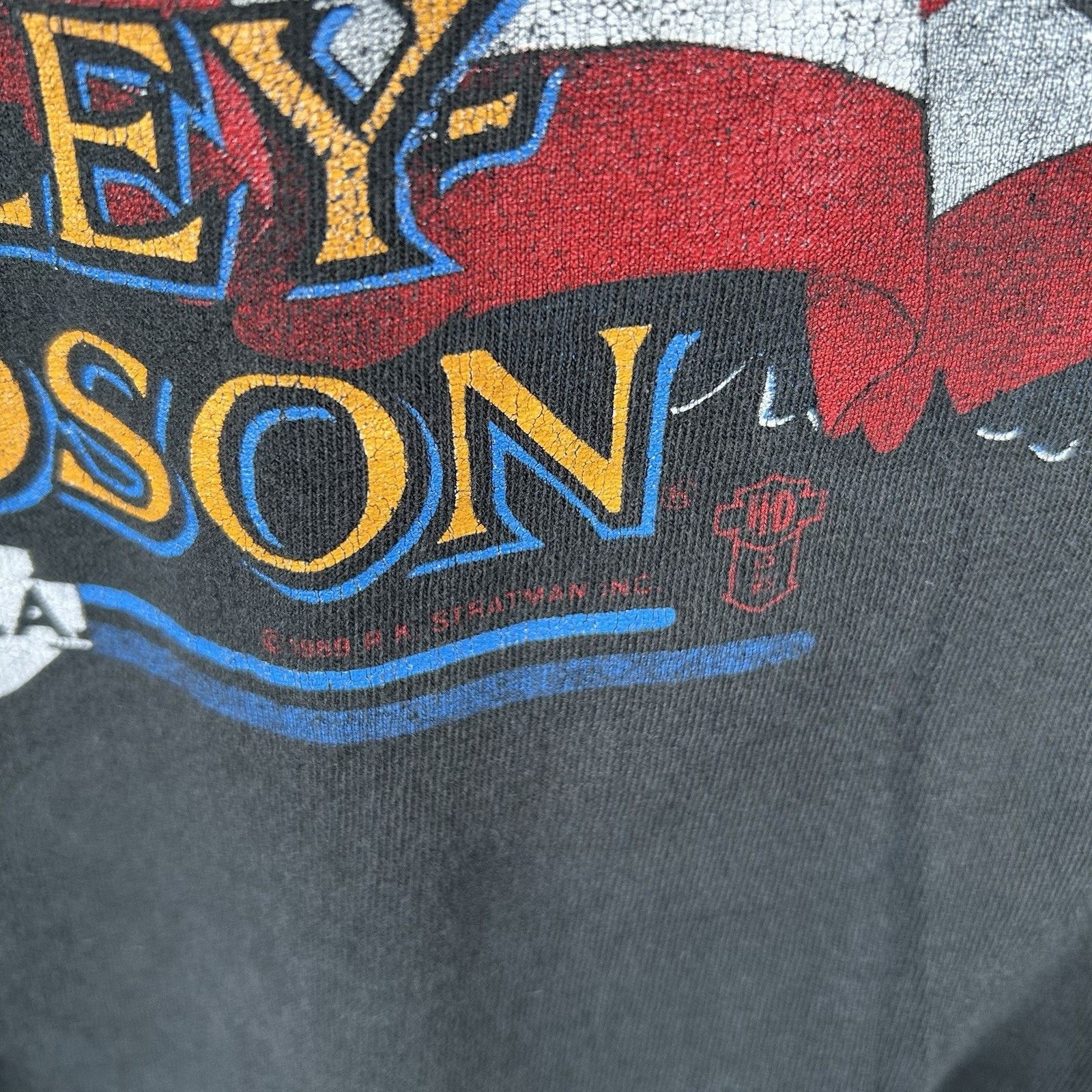 Harley Davidson 1989 Harley Davidson Eagle 3D Emblem “black” Tee Size M Size US M / EU 48-50 / 2 - 5 Thumbnail