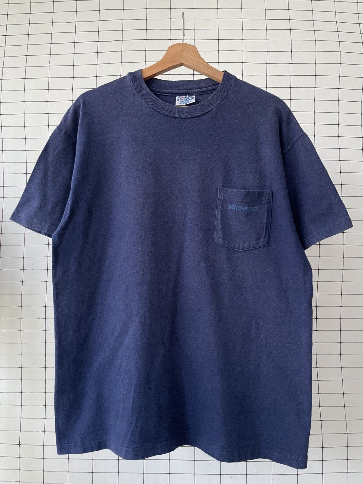 Vintage Microsoft Pocket T-Shirt