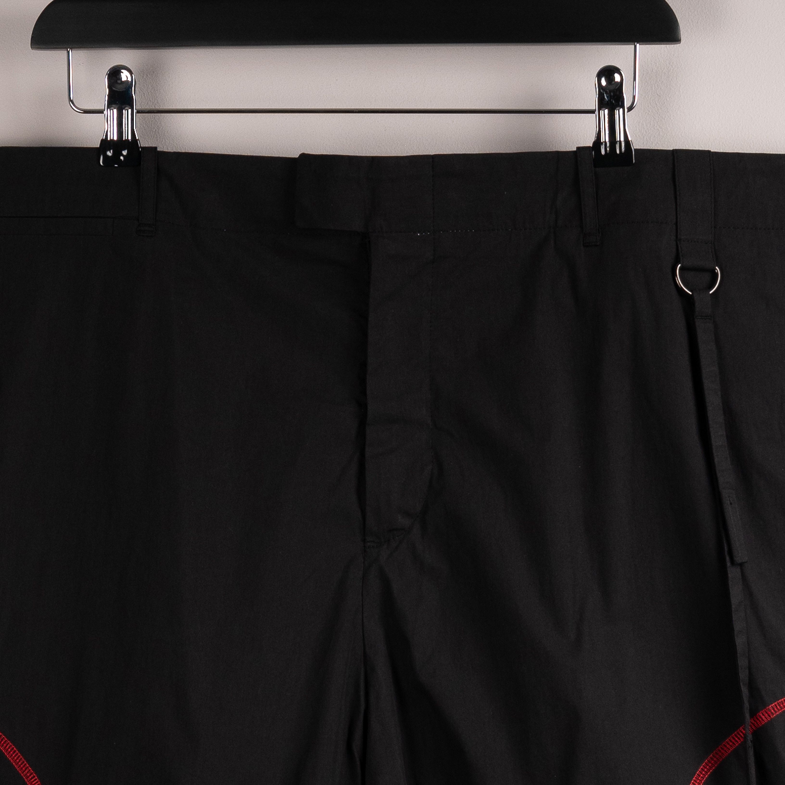 Craig Green Craig Green SS18 Contrast Stitch Shorts Black/Red Size US 36 / EU 52 - 9 Thumbnail