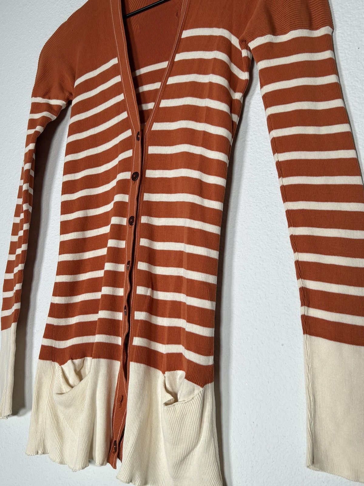 Jean Paul Gaultier 00’s Knit Striped Cardigan Size US S / EU 44-46 / 1 - 2 Thumbnail