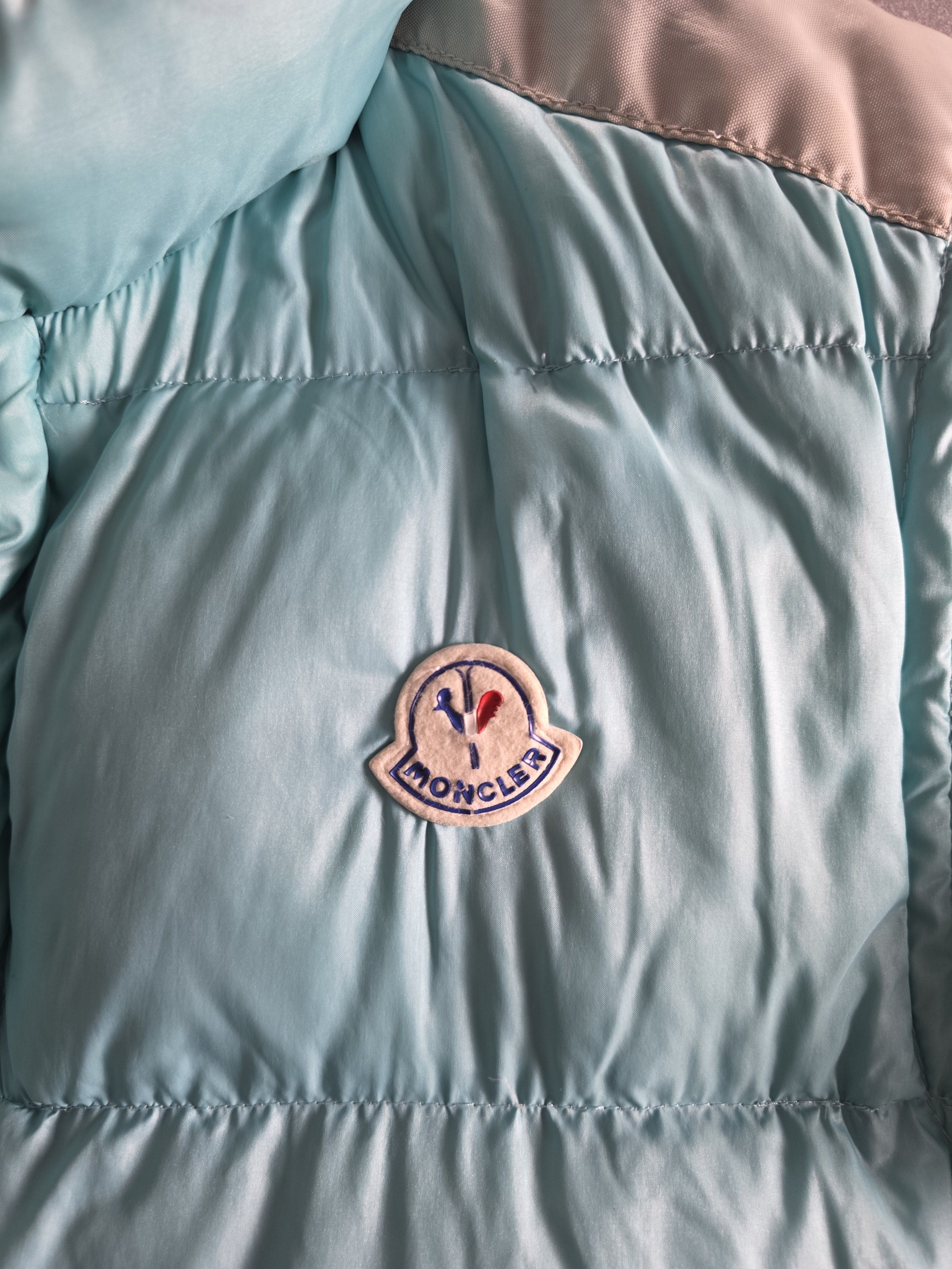 Moncler Puffer Moncler Vintage Made in France Turchese Embroidered Size US L / EU 52-54 / 3 - 9 Thumbnail
