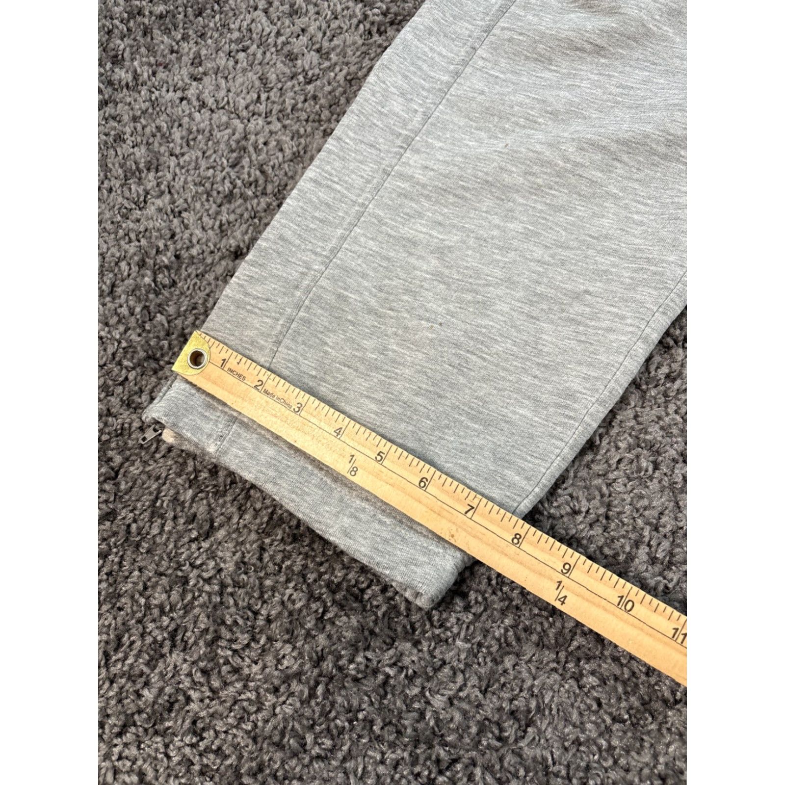 Nike VINTAGE Nike Sweat Pants Mens L Gray Embroidered Swoosh Baggy Distressed Y2K Size US 33 - 3 Thumbnail