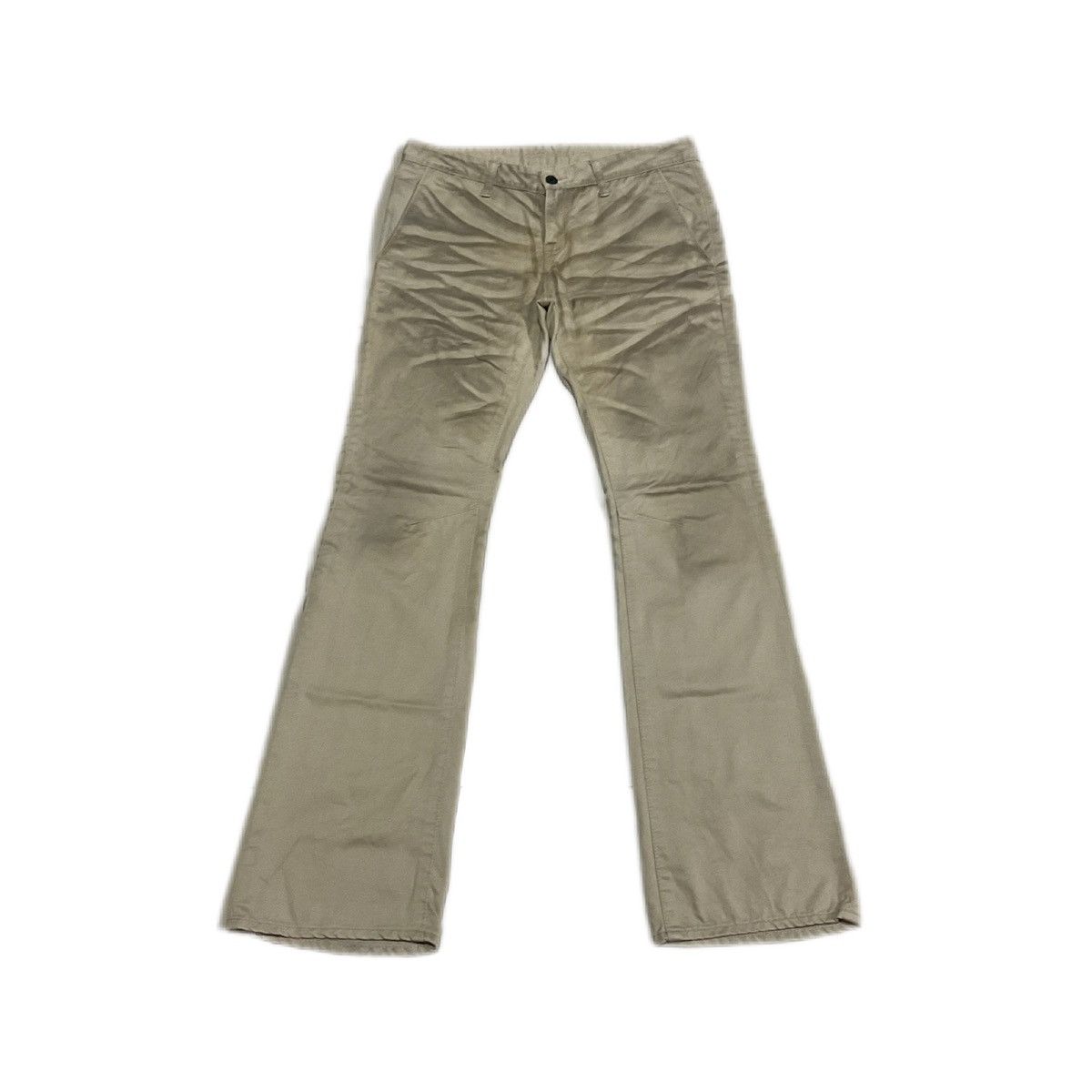 GOSTAR DE FUGA × Hysteric Glamour × If Six Was Nine 🔥Sick Y2K Gostar De Fuga Clawmark Flared Pants Khaki LGB Size US 32 / EU 48 - 1 Thumbnail