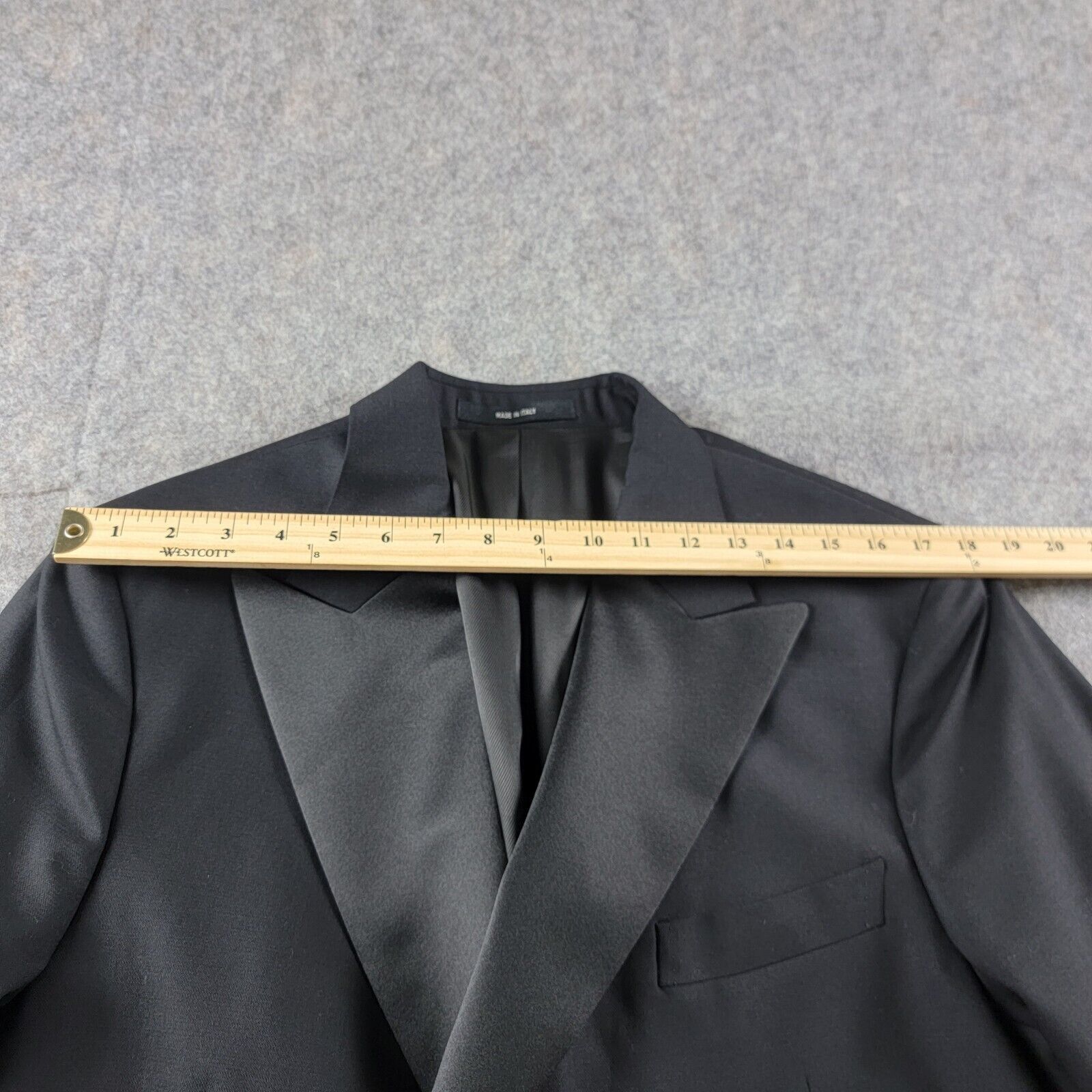 Todd Snyder Todd Snyder Italian Double Breasted Tuxedo Jacket Peak Lapel Size 46L - 6 Thumbnail