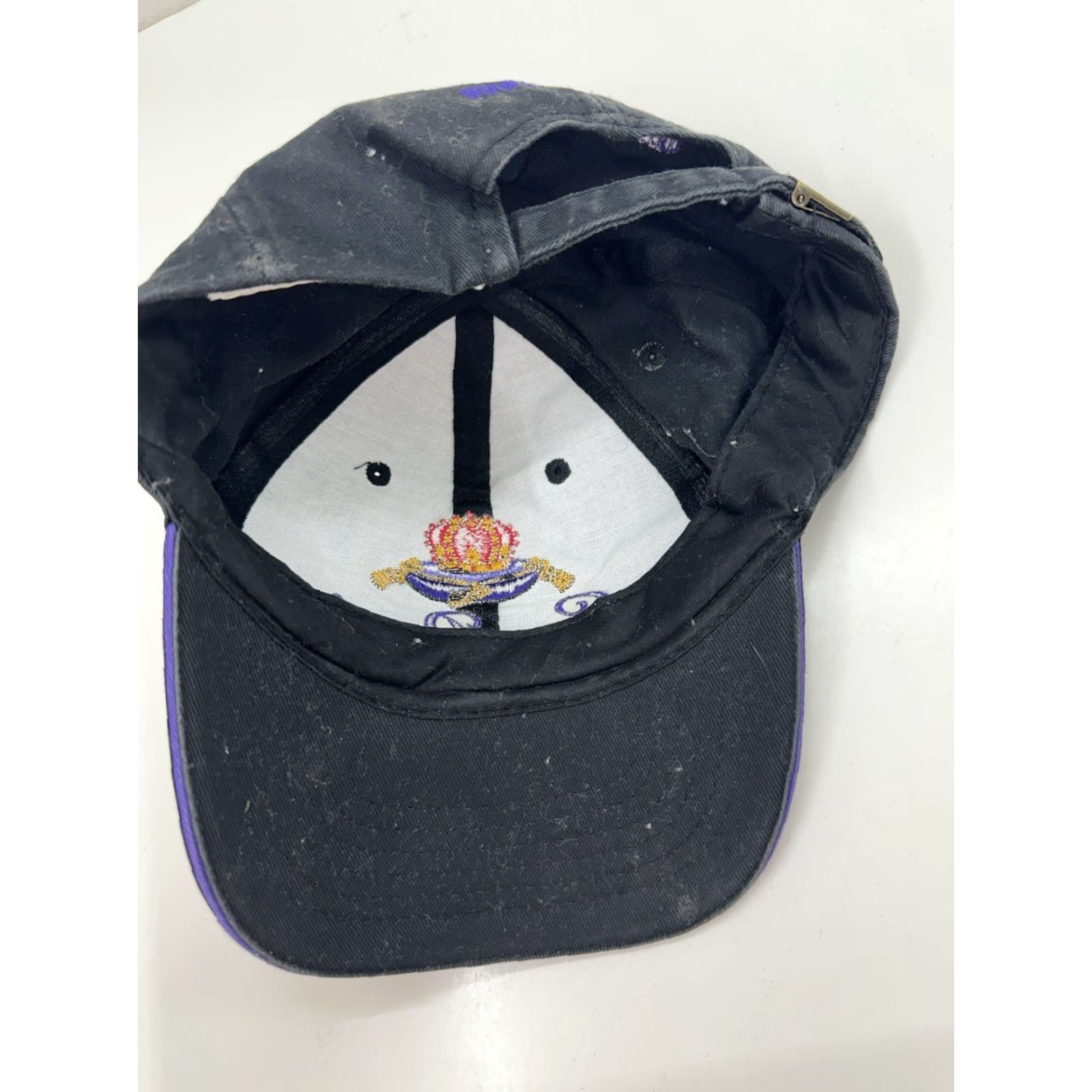 Logo 7 Unbranded Crown Royal Baseball Hat Black Crown Royal Embroidered Logo Adjustable Mens Baseball Cap Overhead Crown Royal Logo Adjustable Black Cap Size ONE SIZE - 3 Thumbnail