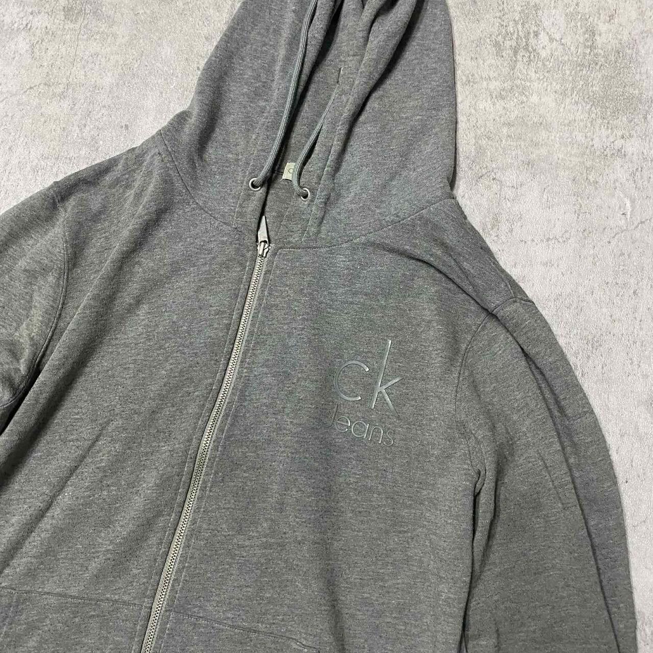 Calvin Klein Calvin Klein gray hoodie vinatge Size US XL / EU 56 / 4 - 3 Thumbnail