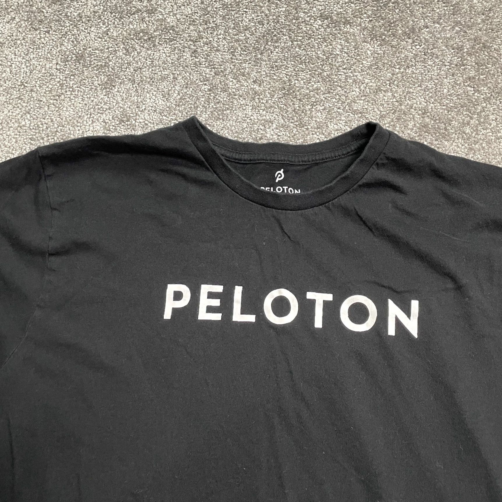 Vintage Peloton T-Shirt Men Large Black Crew Neck Short Sleeve Cotton Tee Size US L / EU 52-54 / 3 - 3 Thumbnail