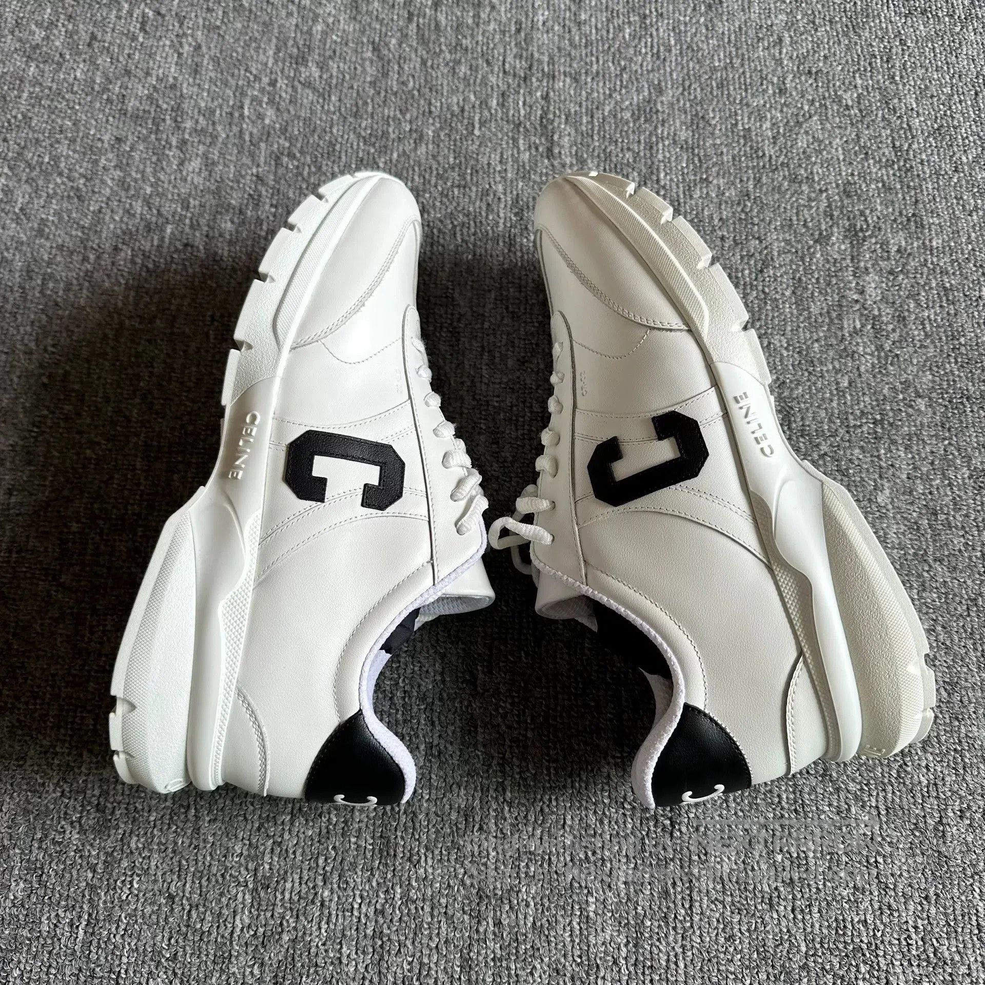 Celine Celine Triomphe C White Casual Sneakers. Size US 8 / EU 41 - 3 Thumbnail